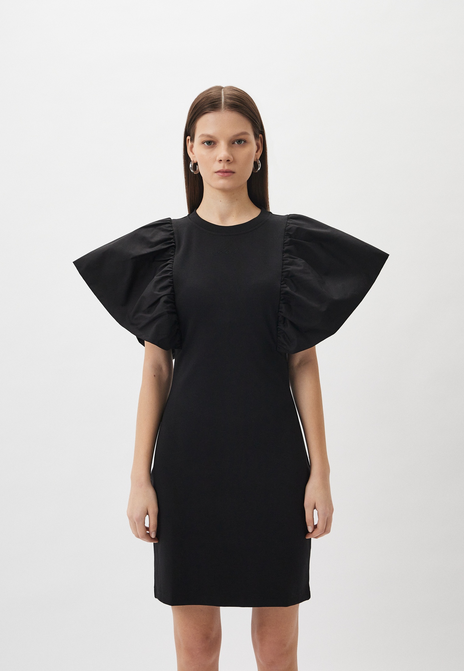 Платье Karl Lagerfeld, цвет: черный, MP002XW0P48Q — купить в интернет ...