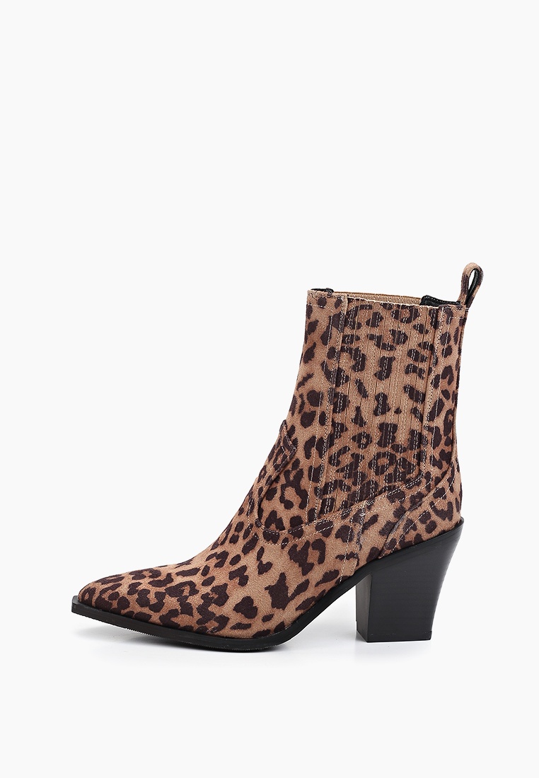 Ботильоны Araz леопардовые, цвет: коричневый, MP002XW0P6K1 — купить в ...