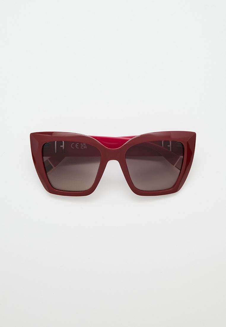 Очки солнцезащитные Furla SUNGLASSES SFU710, цвет: бордовый ...