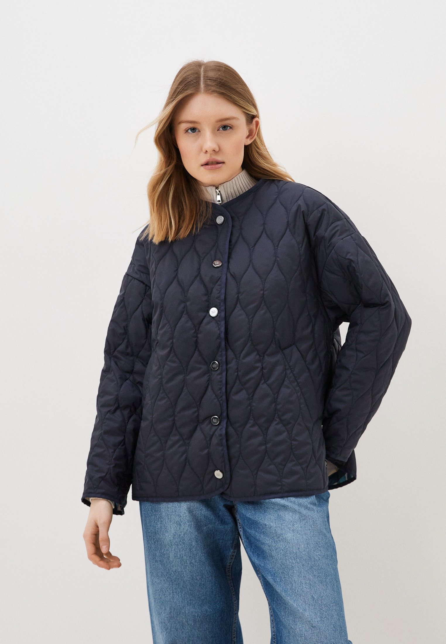 Куртка стеганая Dixi-Coat, цвет: синий, MP002XW0PH9D — купить в ...