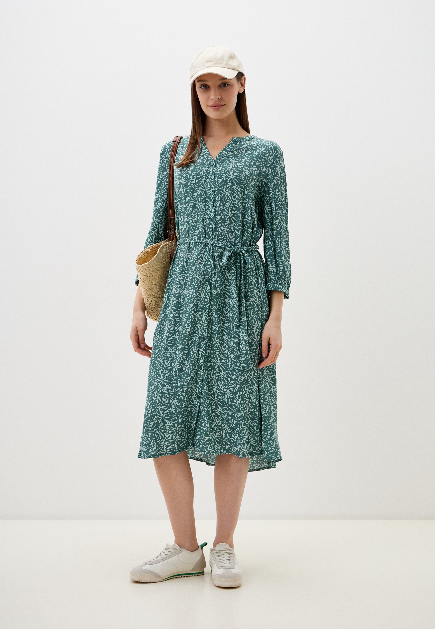 Платье Tom Tailor Lamoda Online Exclusive, цвет: зеленый, MP002XW0PHRM ...