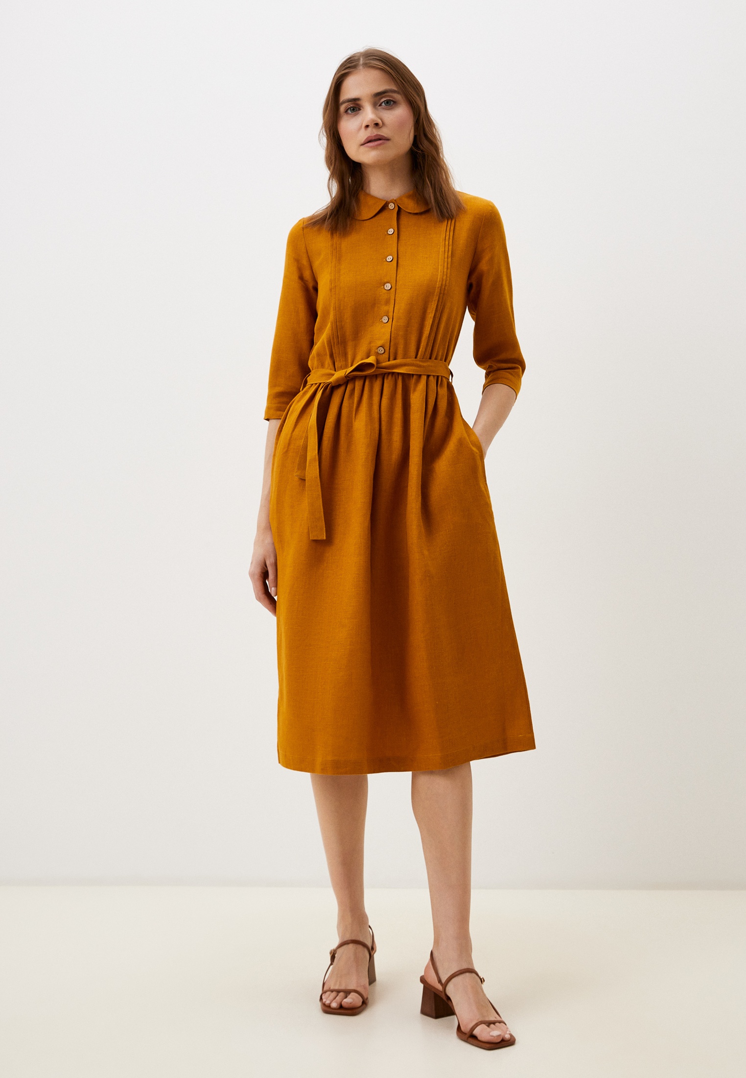 Платье Иваdress, цвет: оранжевый, MP002XW0PIHU — купить в интернет ...