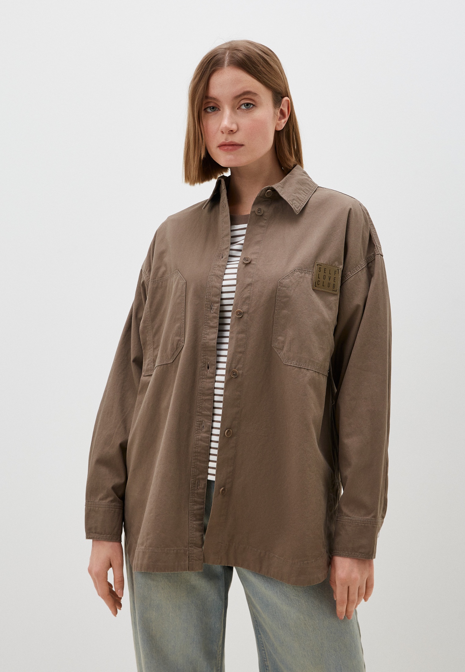 Рубашка Sela, цвет: коричневый, MP002XW0PKOV — купить в интернет ...
