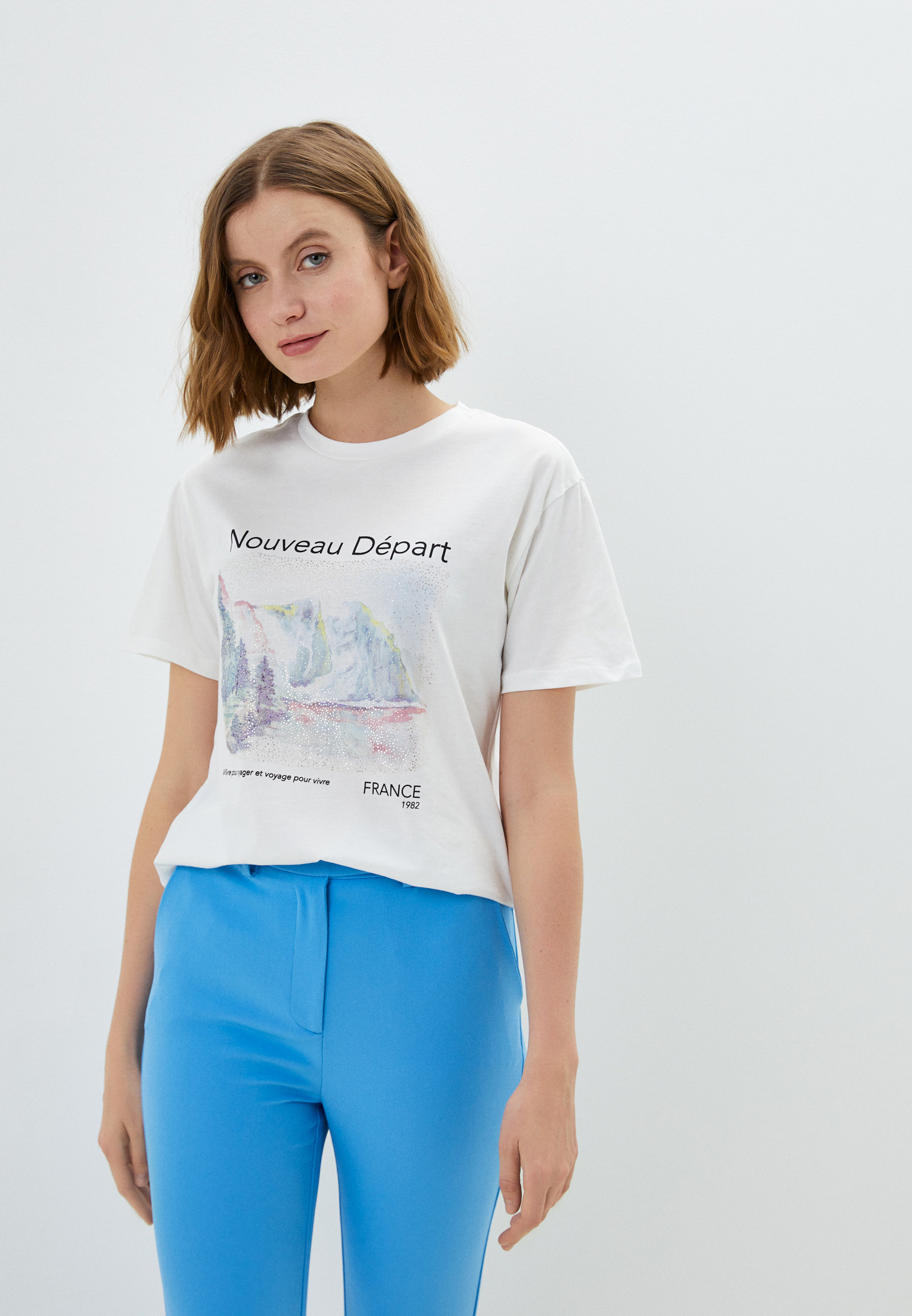 Футболка LC Waikiki Casual, цвет: белый, MP002XW0QBRC — купить в ...