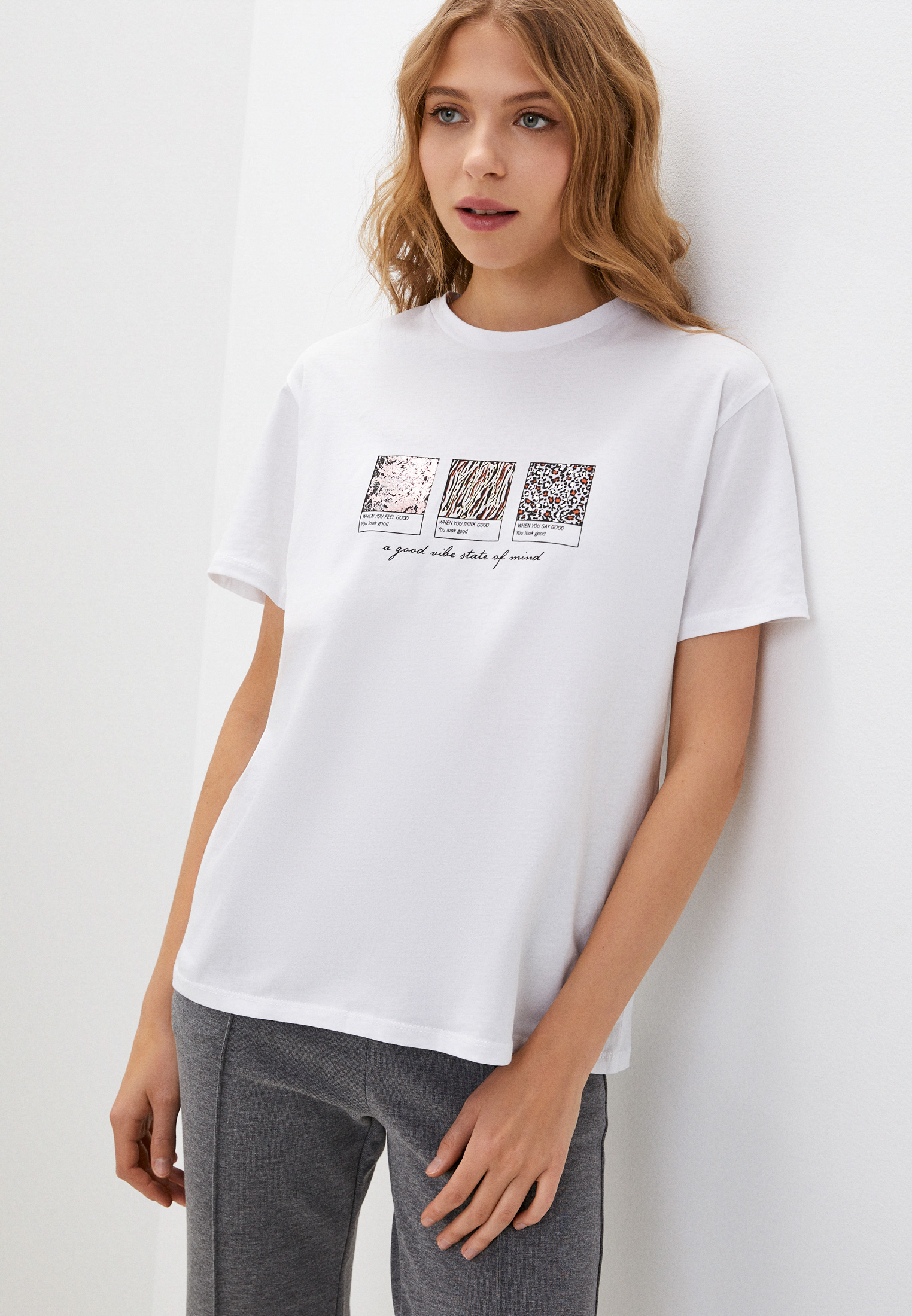 Футболка LC Waikiki Casual, цвет: белый, MP002XW0QBRY — купить в ...