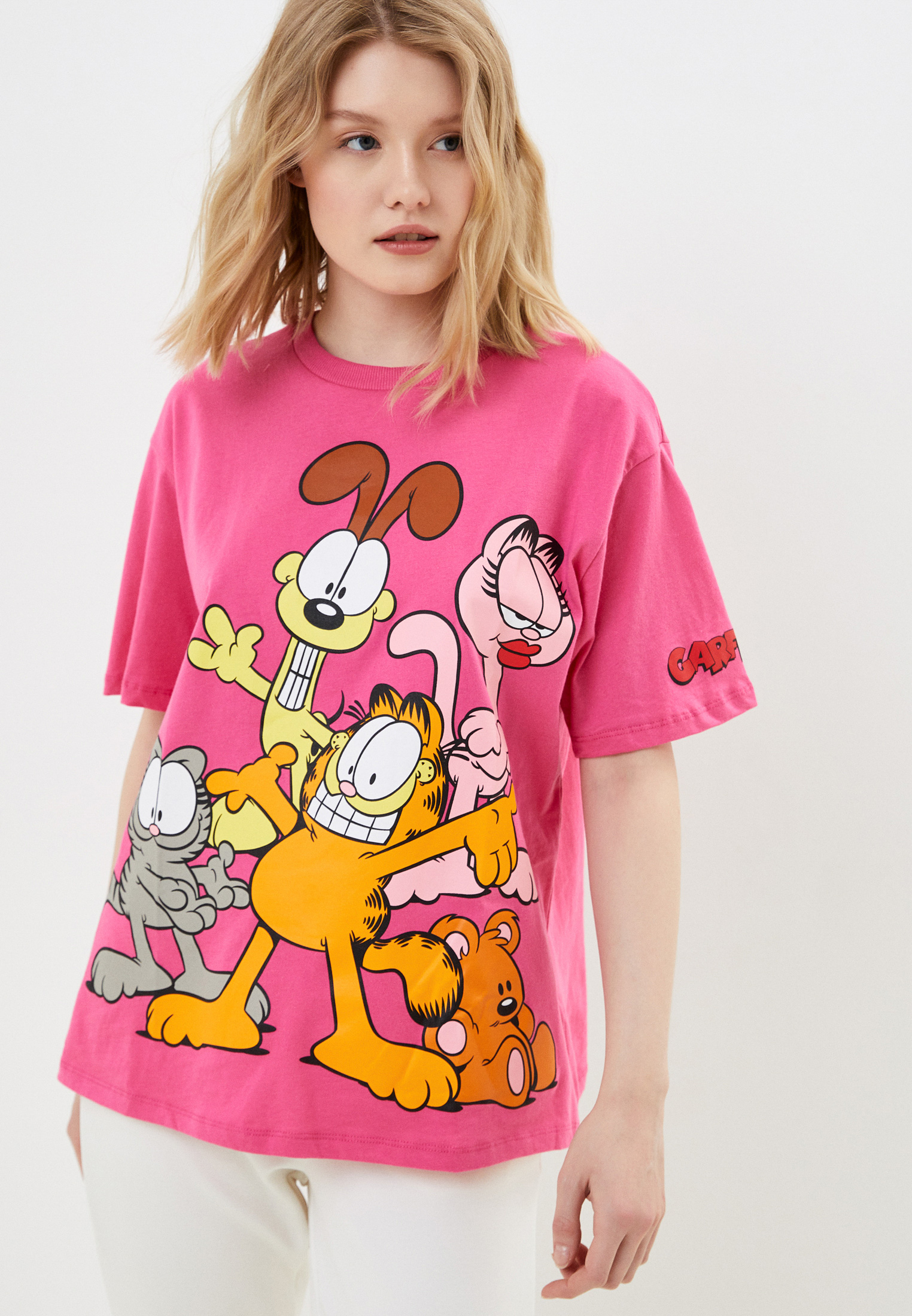 Футболка LC Waikiki Casual, цвет: розовый, MP002XW0QBS3 — купить в ...