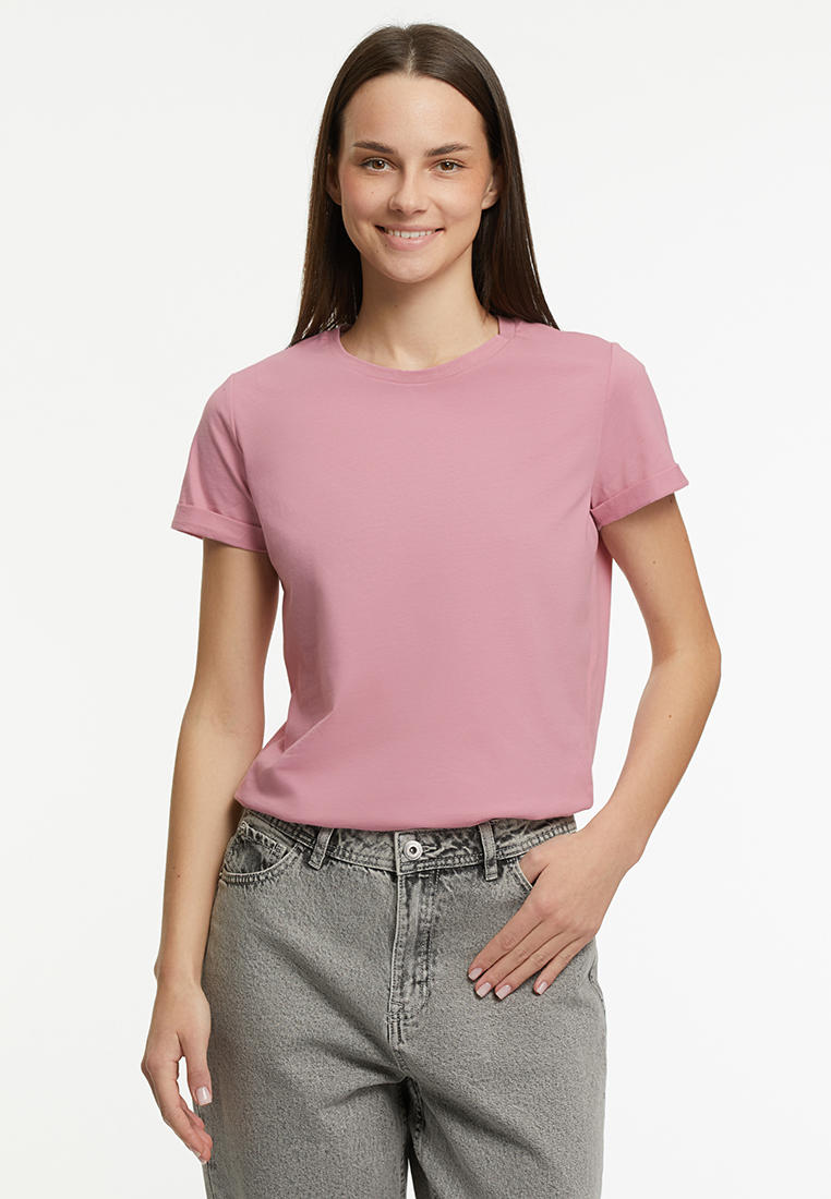 Футболка oodji, цвет: розовый, MP002XW0RLUE — купить в интернет ...