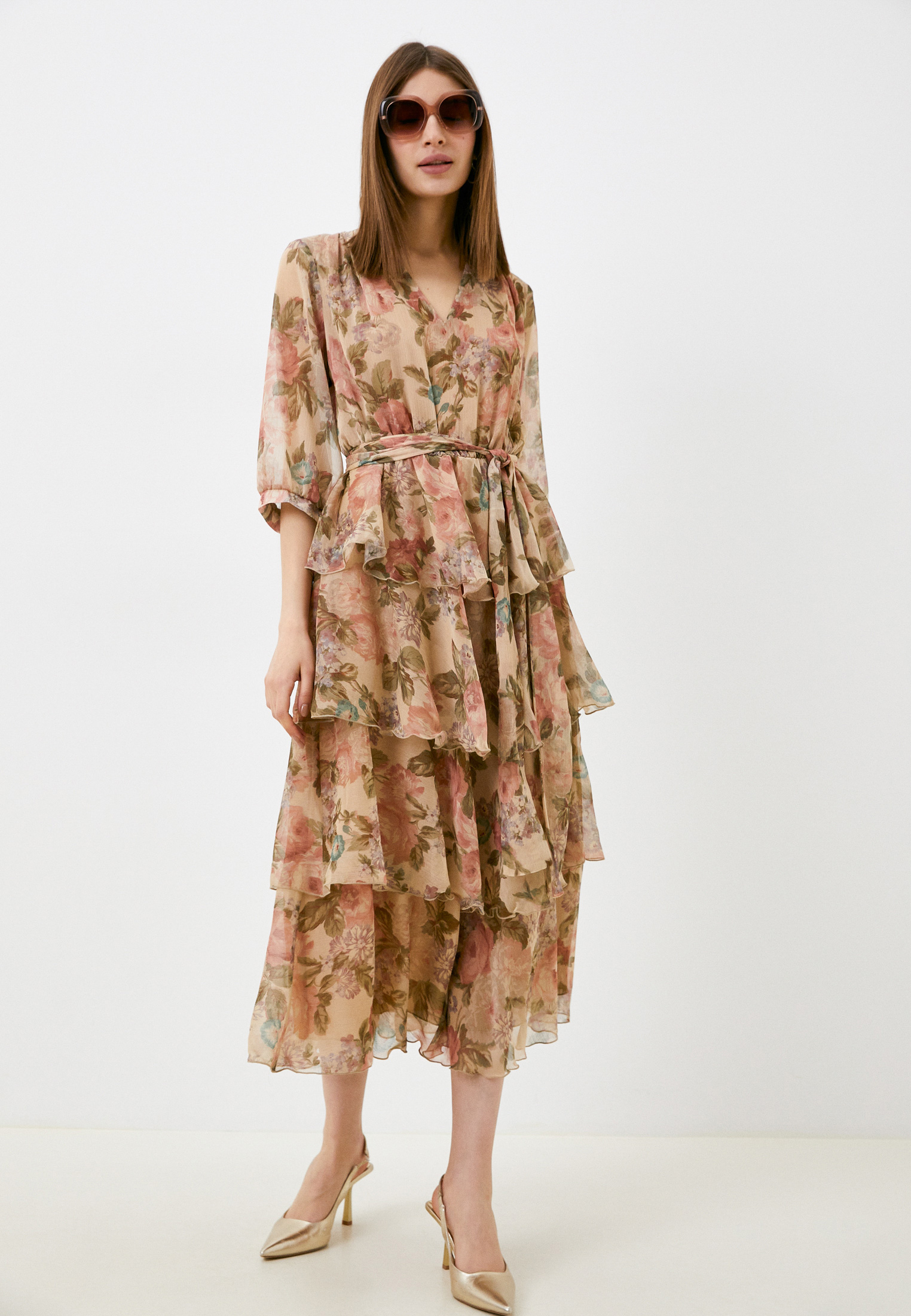 Платье Loriata, цвет: бежевый, MP002XW0RSDU — купить в интернет ...