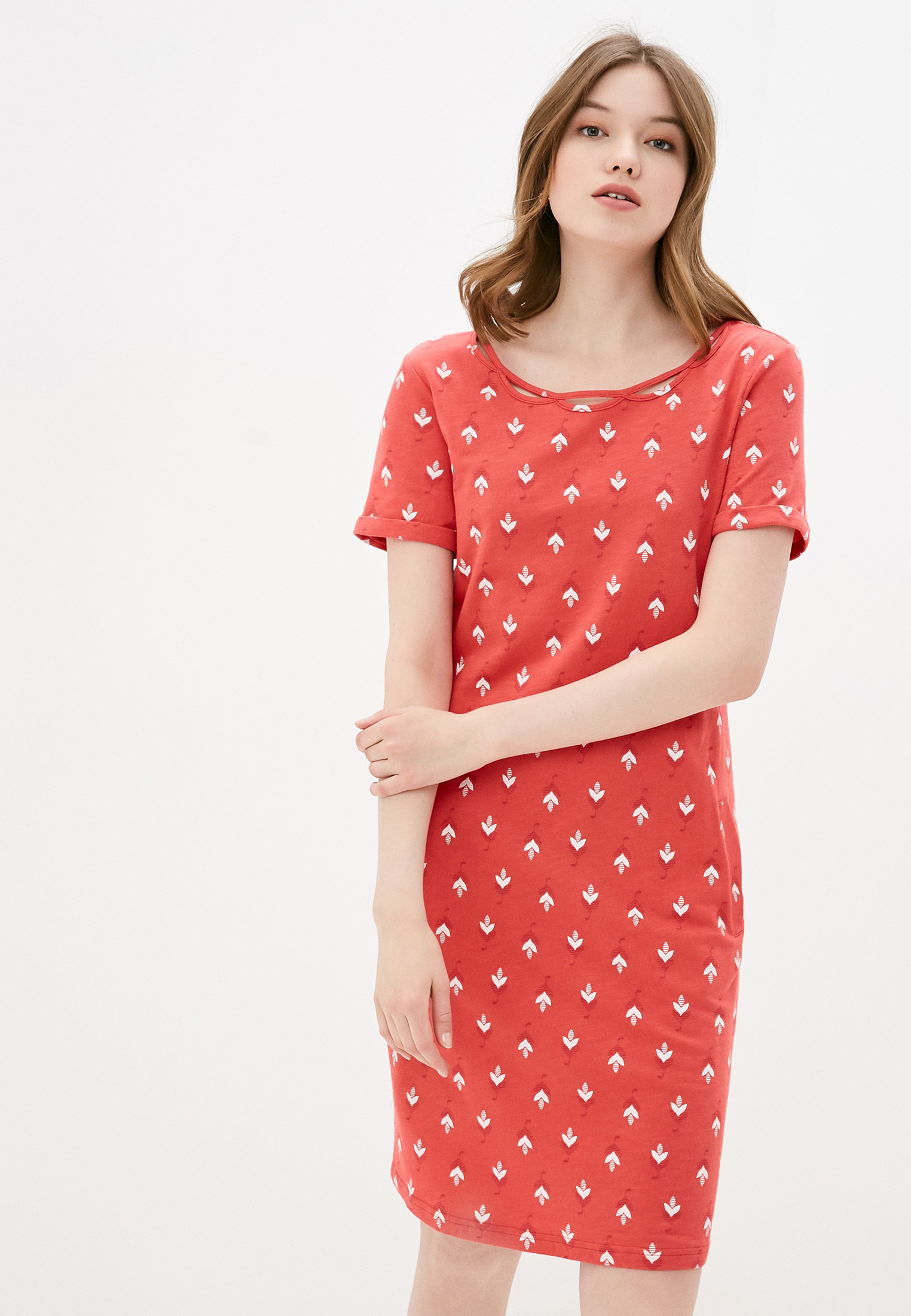 Платье Relax Mode, цвет коралловый, MP002XW0SDW3 — купить в интернет