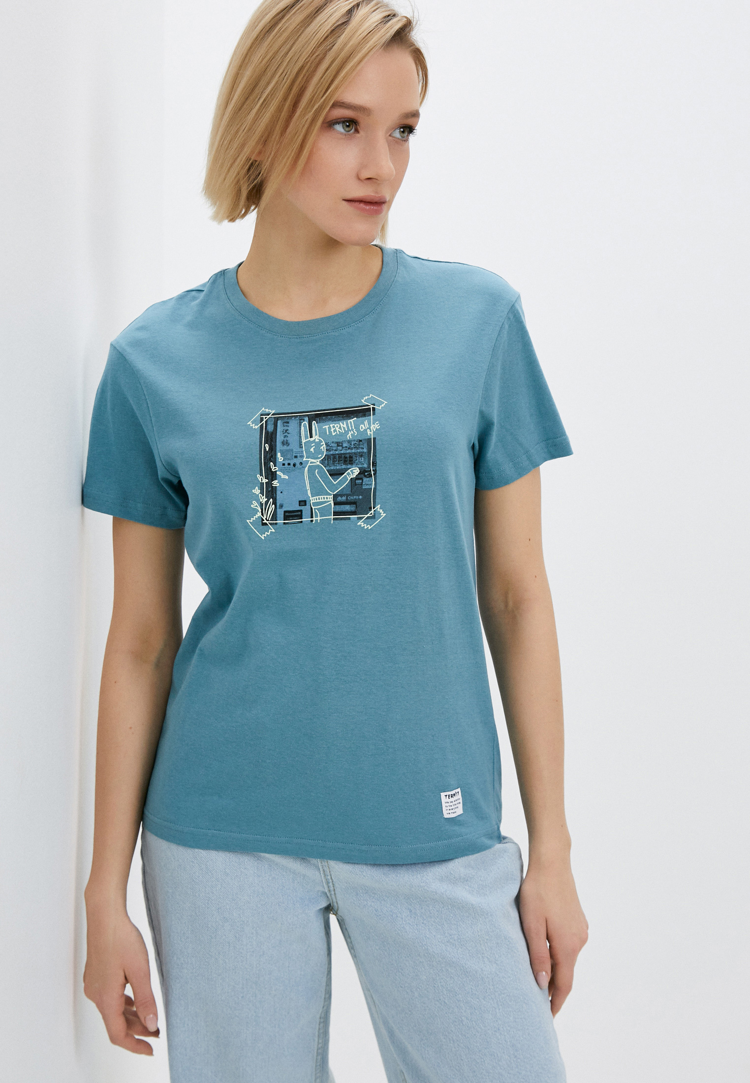 Футболка Termit, цвет: голубой, MP002XW0SHA6 — купить в интернет ...