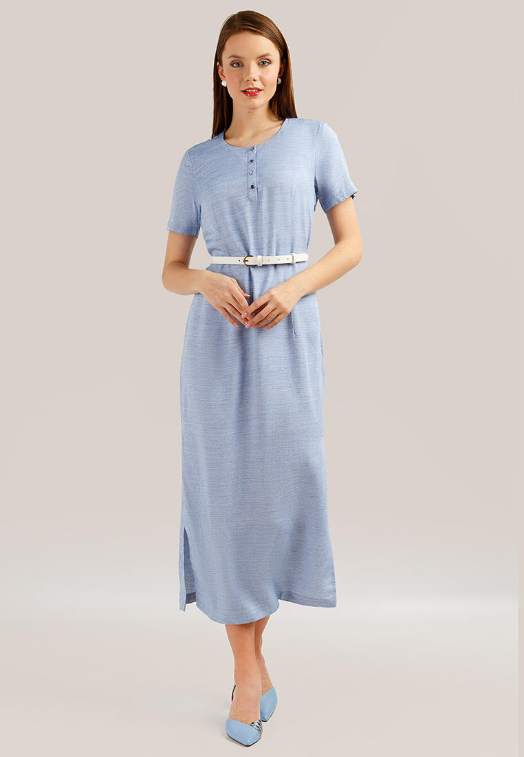Платье Finn Flare, цвет: голубой, MP002XW0SKSI — купить в интернет ...