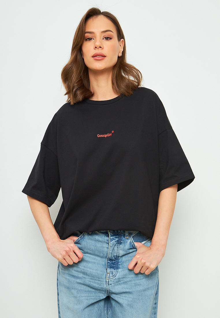 Футболка Gossip Girl, цвет: черный, MP002XW0TRSD — купить в интернет ...