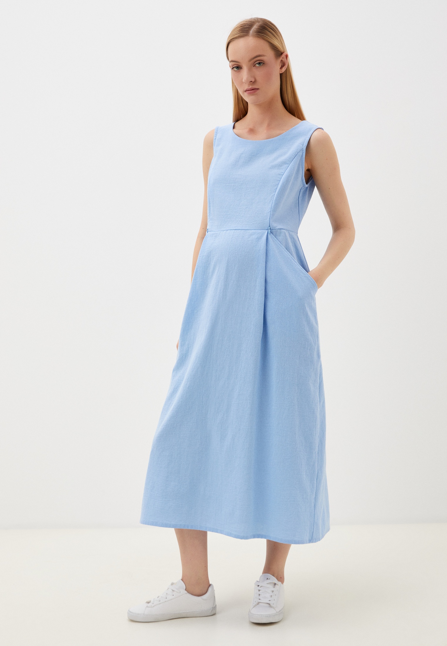 Сарафан BeMyMom, цвет: голубой, MP002XW0TY91 — купить в интернет ...