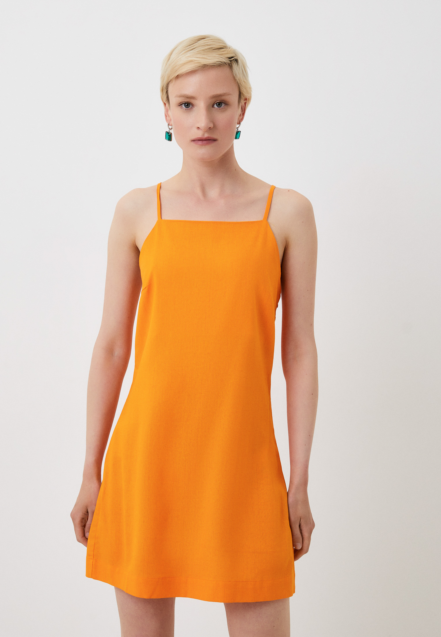 Платье Modis, цвет: оранжевый, MP002XW0WSLZ — купить в интернет ...