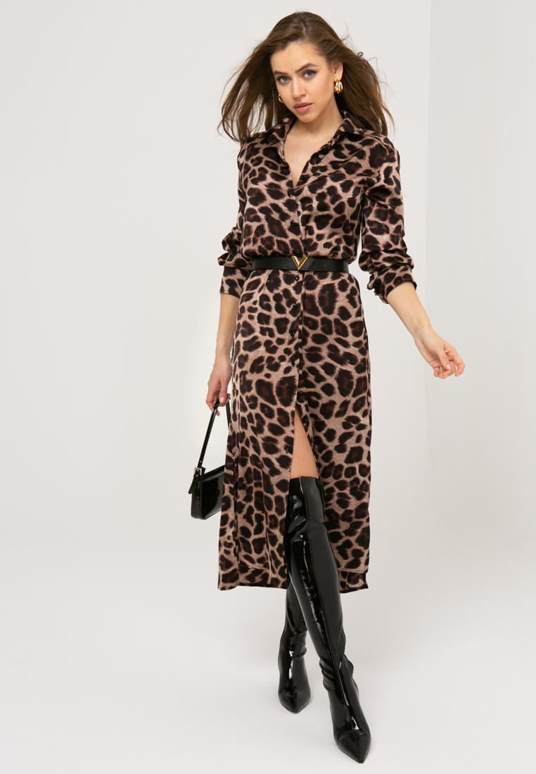 Платье Gold Chic Chili, цвет: коричневый, MP002XW0WTMC — купить в ...