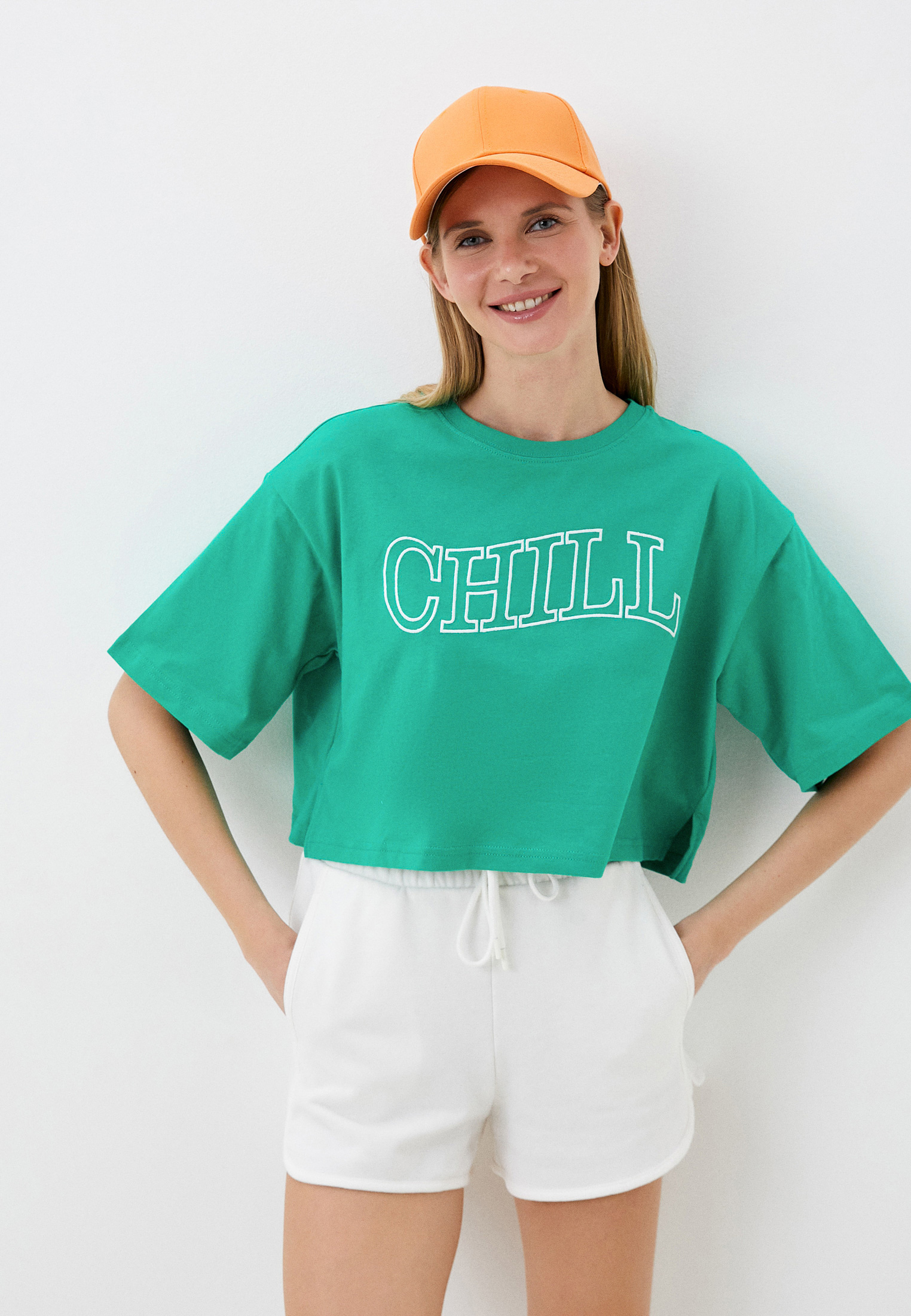 Футболка Gloria Jeans, цвет зеленый, MP002XW0X33Y — купить в интернет