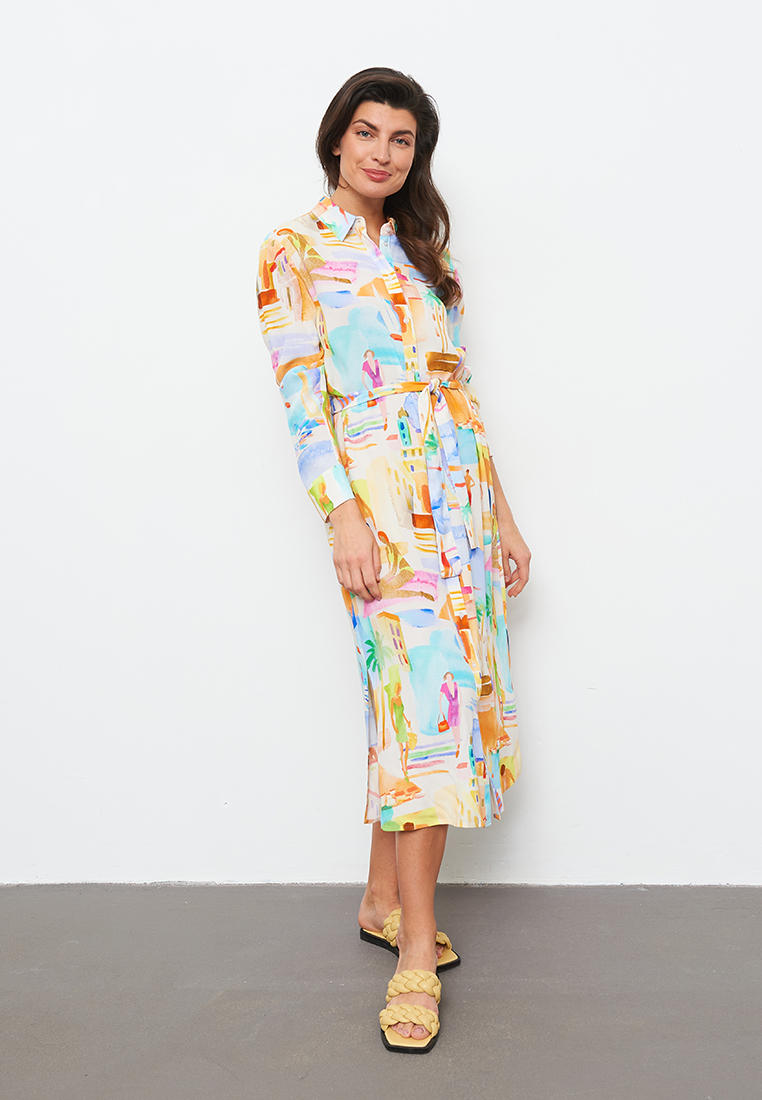 Платье Gerry Weber, цвет: мультиколор, MP002XW0XC17 — купить в интернет ...