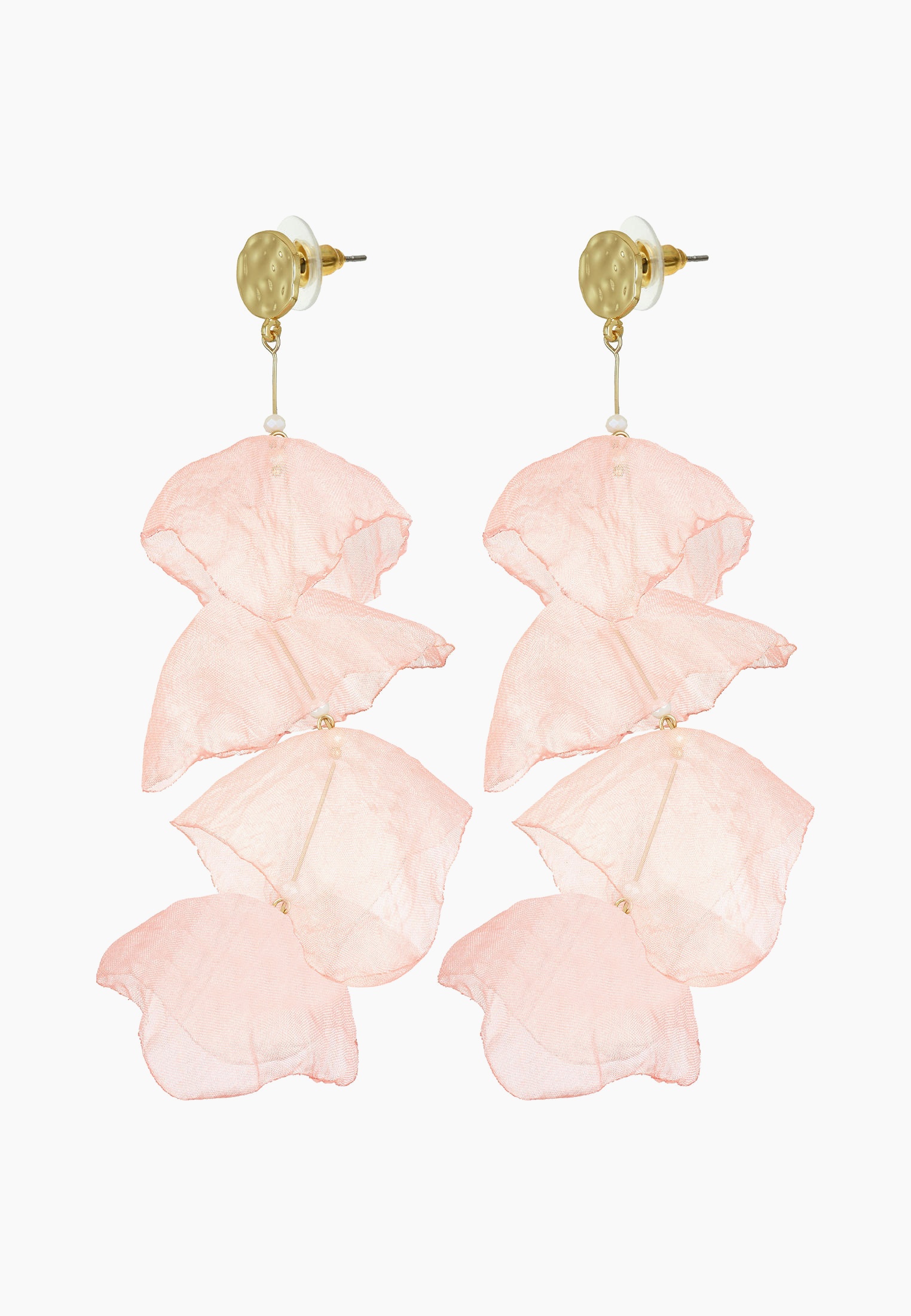 Серьги Yaroslavna Шелест шелка, цвет: золотой, MP002XW0YJUG — купить в ...