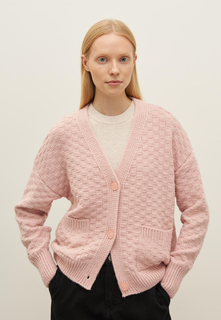 Кардиган Finn Flare, цвет: розовый, MP002XW0YM5D — купить в интернет ...