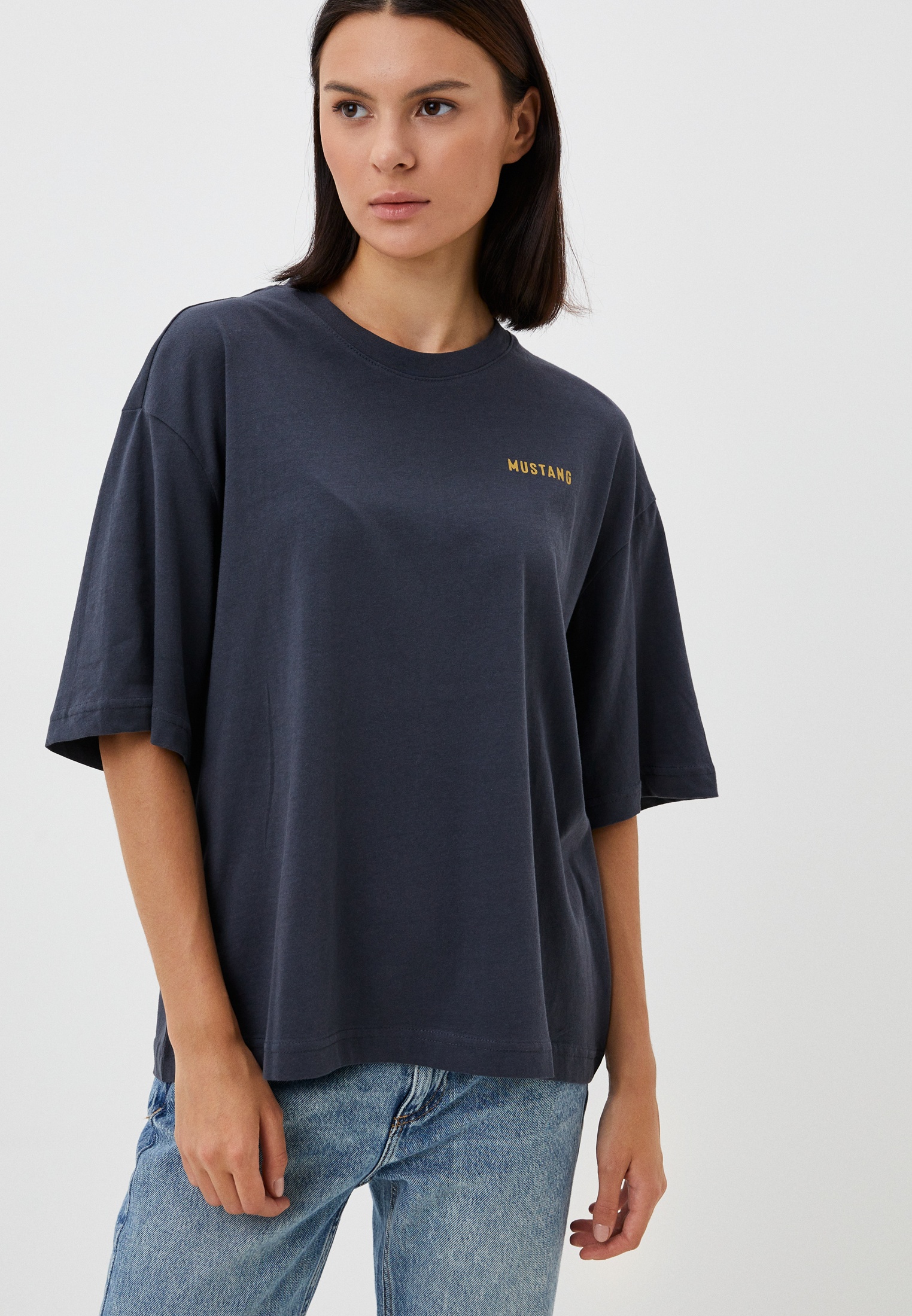 Mustang Women's Audrey C Print T-Shirt, White, XL : Buy Online at Best Price in KSA - Souq is now