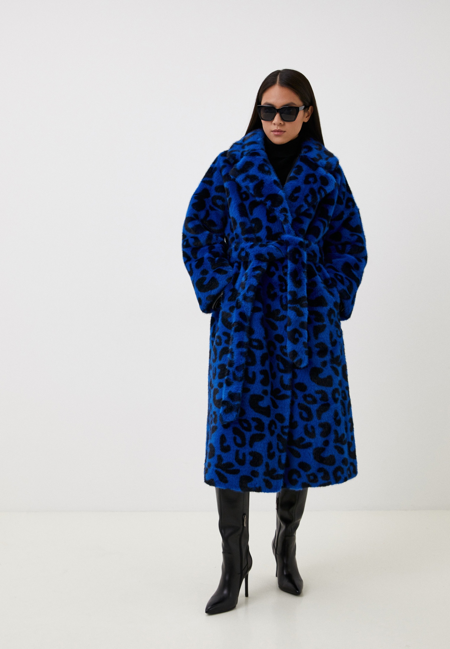 Шуба Снежная Королева, цвет: синий, MP002XW0YYQ8 — купить в