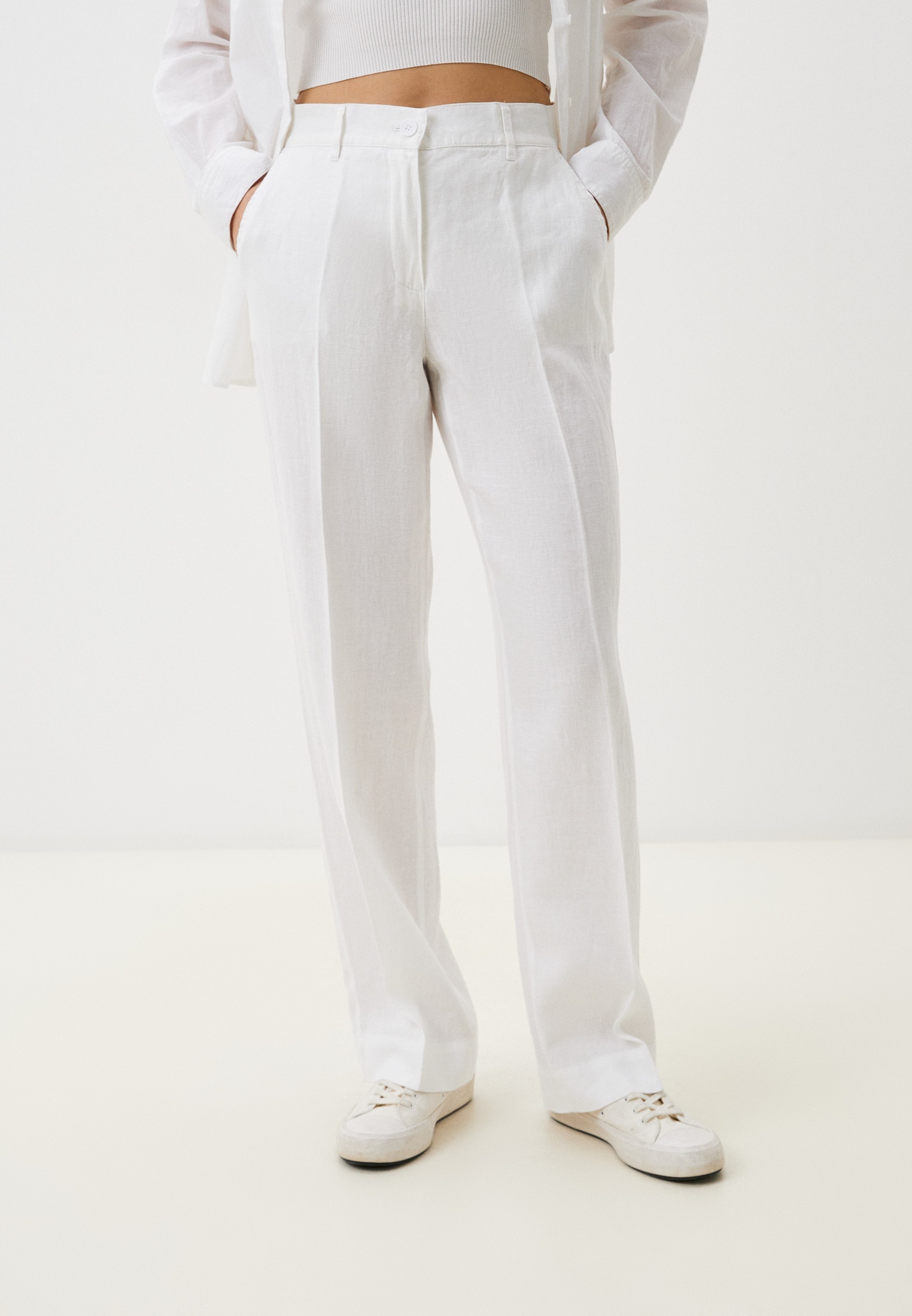 Брюки Gerry Weber, цвет: белый, MP002XW0Z8UT — купить в интернет ...