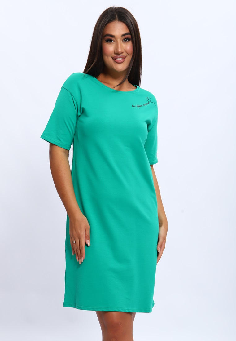 Платье домашнее Ihomelux, цвет: зеленый, MP002XW0ZDHS — купить в ...