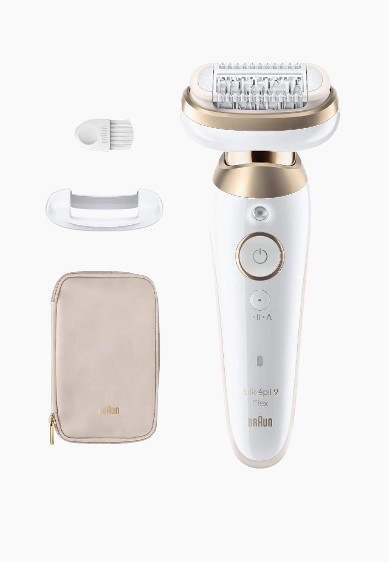 Эпилятор Braun Silk-epil 9 Flex SES 9-011, 40 пинцетов + 2 насадки ...