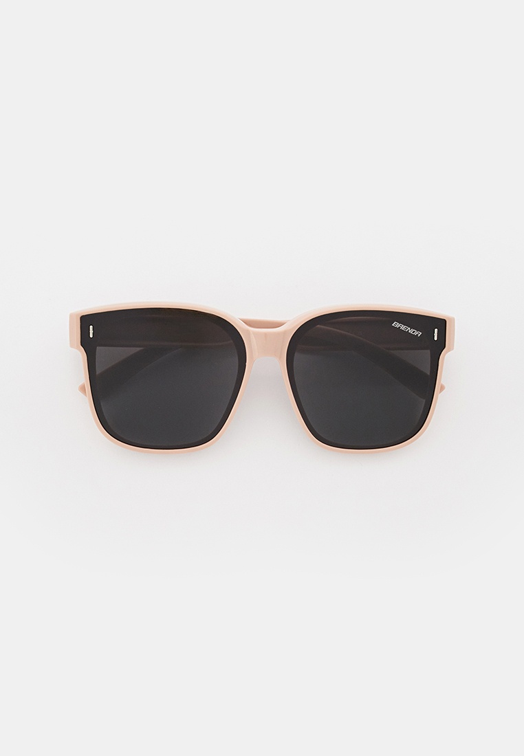 Очки солнцезащитные Brenda S25101 C4 solid pink-grey, цвет: бежевый ...