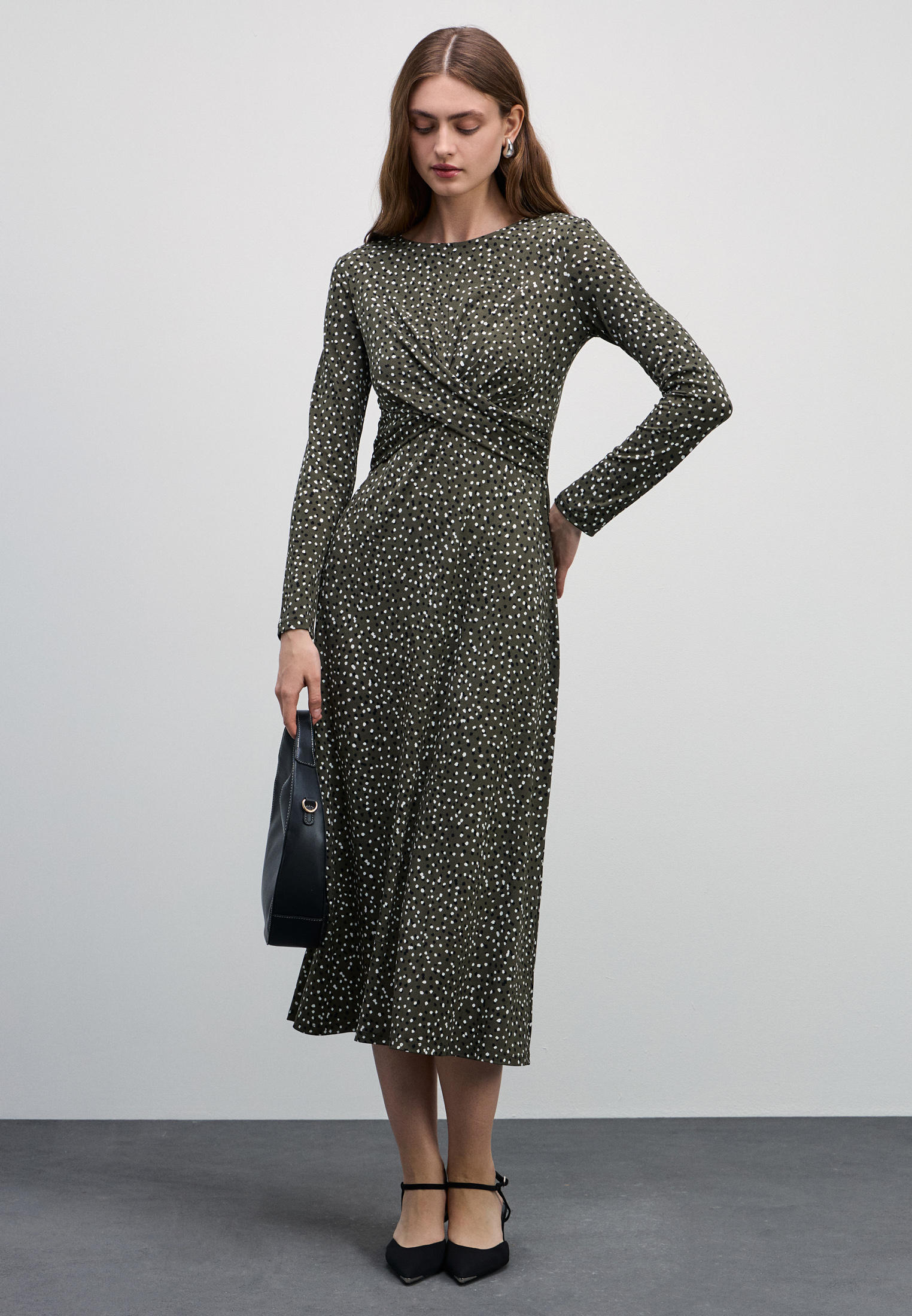 Платье Zarina Exclusive online, цвет: зеленый, MP002XW100W6 — купить в ...