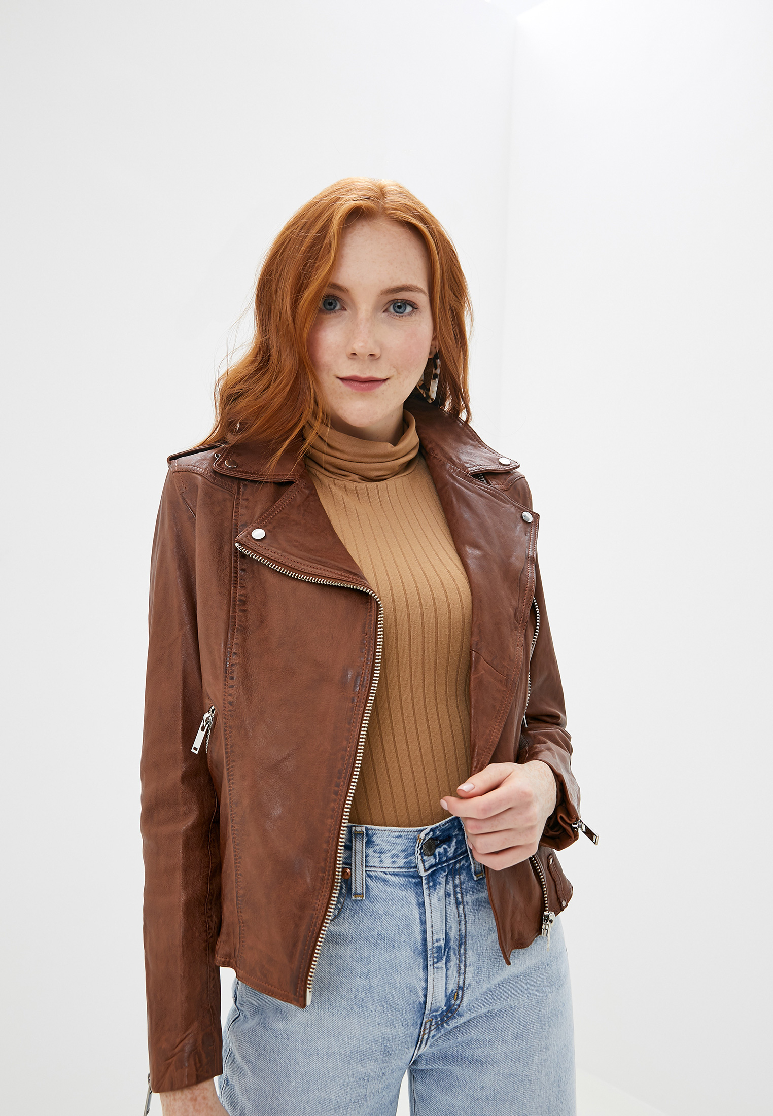 Куртка La Reine Blanche, цвет: коричневый, MP002XW125JZ — купить в ...