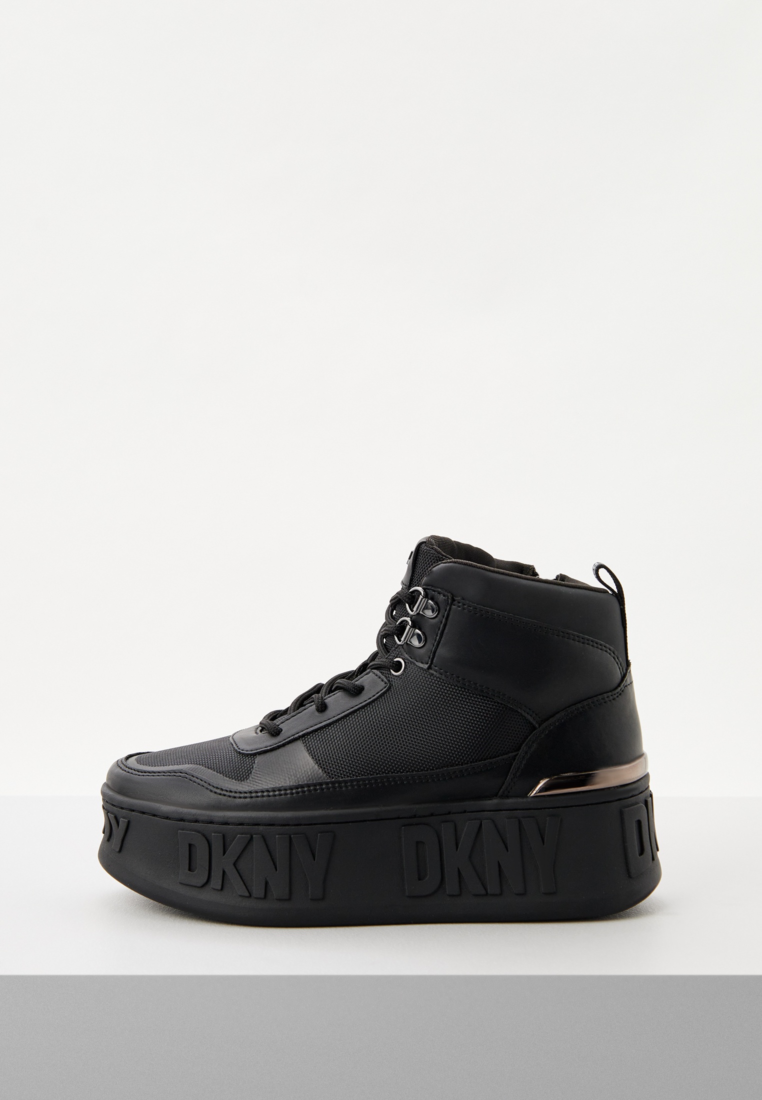Кеды DKNY, цвет: черный, MP002XW128QY — купить в интернет-магазине Lamoda