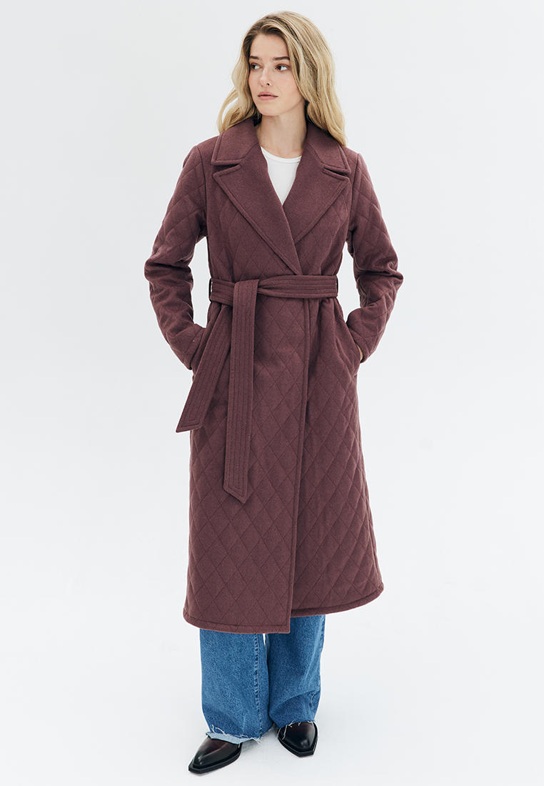 Пальто All We Need Lamoda exclusive, цвет: бордовый, MP002XW129OV ...