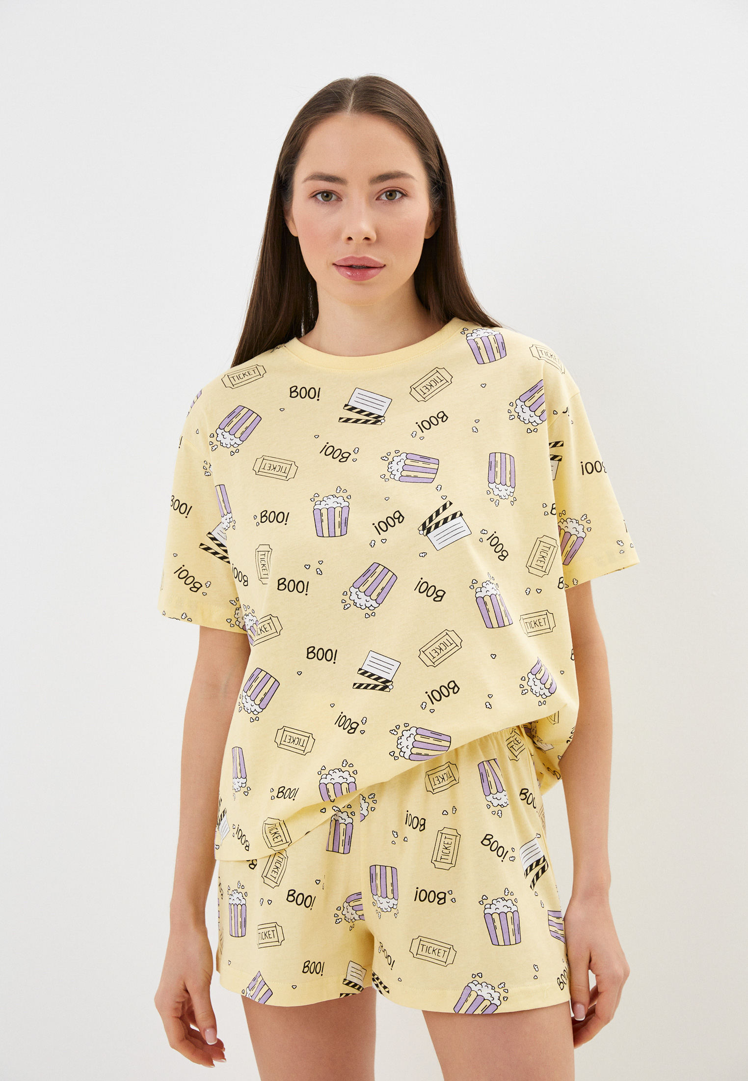 Пижама Gloria Jeans, цвет желтый, MP002XW131PQ — купить в интернет