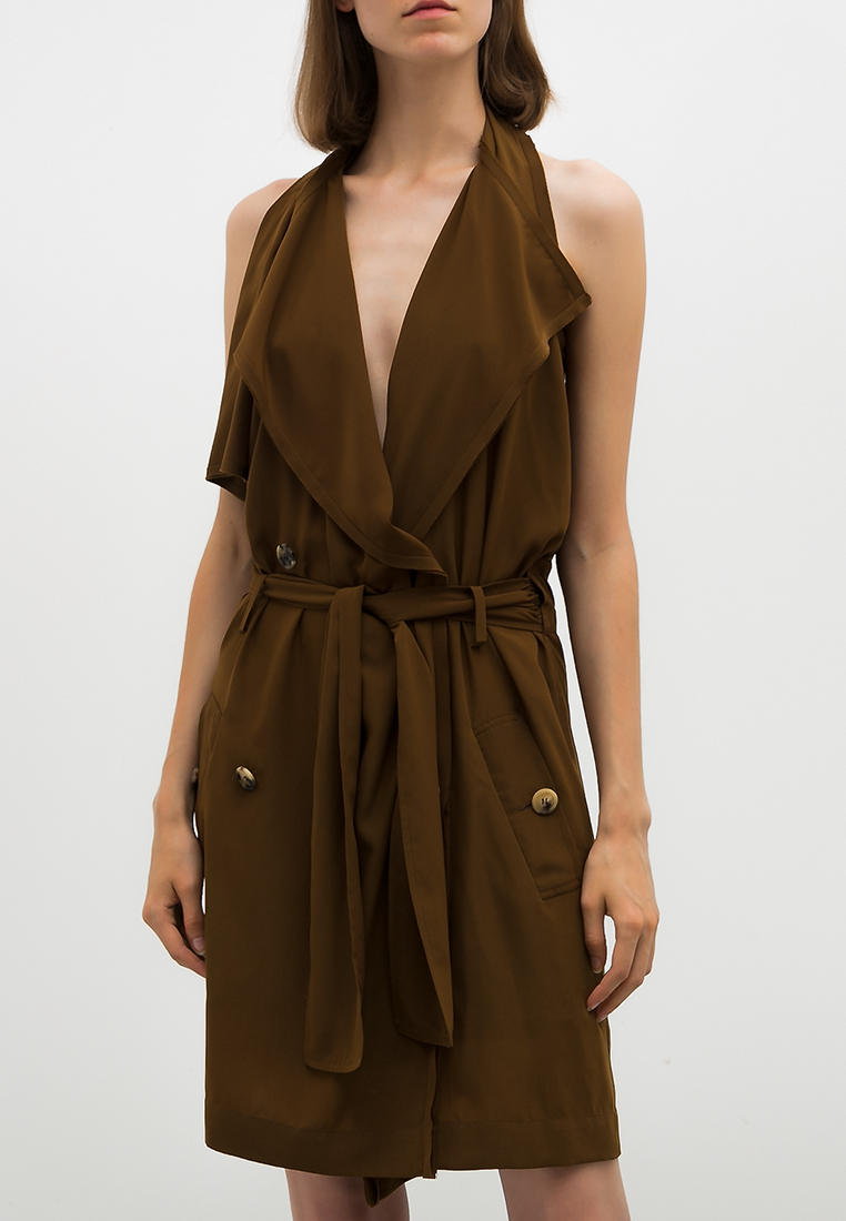 Платье Lanvin Resale, цвет: коричневый, MP002XW13GO7 — купить в ...