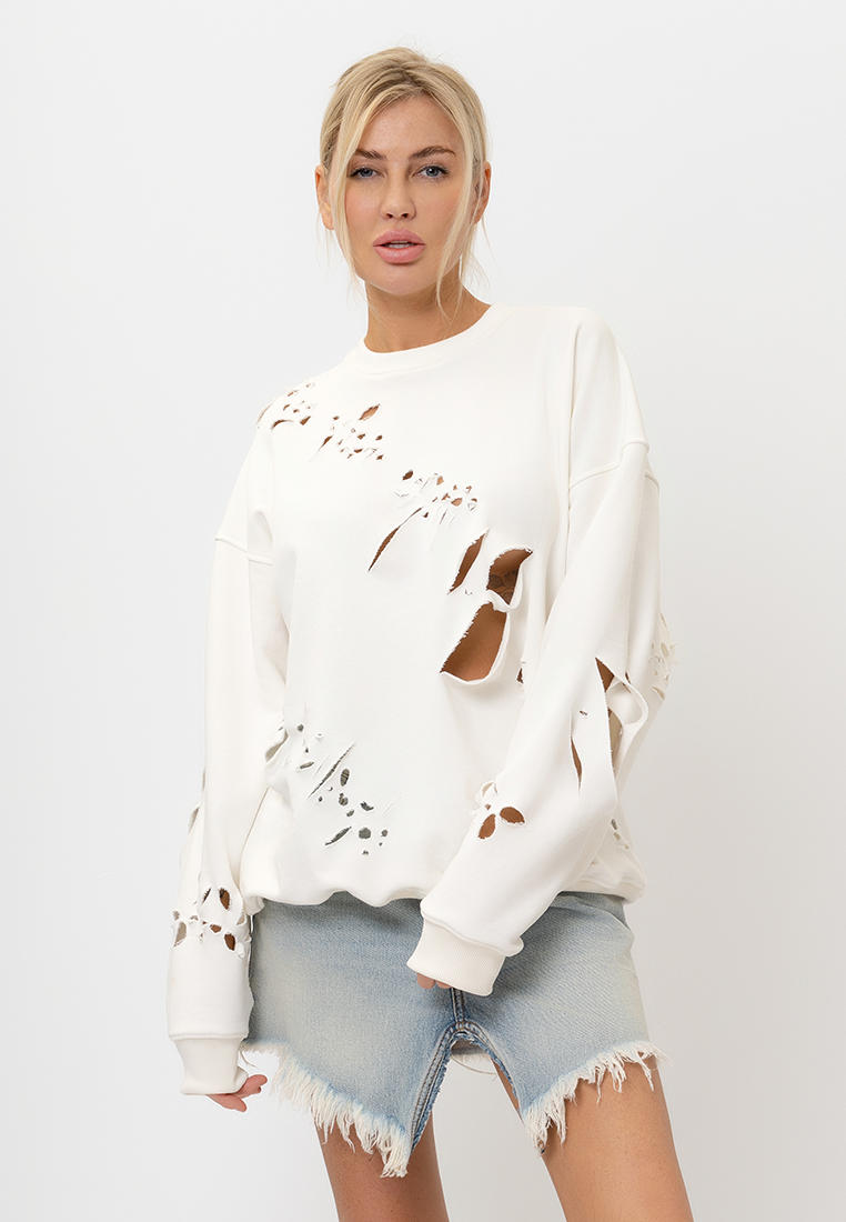 Свитшот Ptaxx Lamoda Online Exclusive, цвет: белый, MP002XW14MDT ...