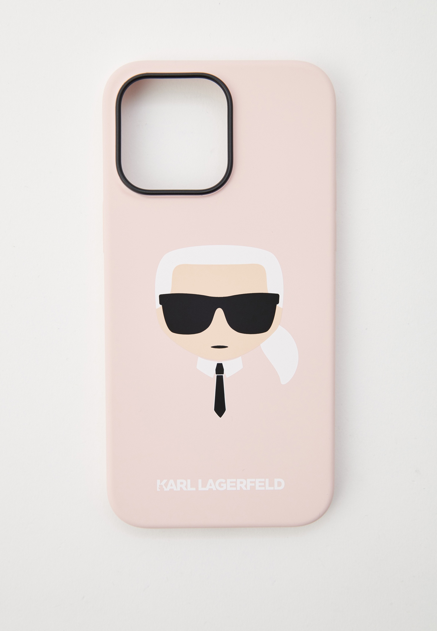 Чехол для iPhone Karl Lagerfeld 14 Pro Max, с MagSafe, цвет: розовый ...