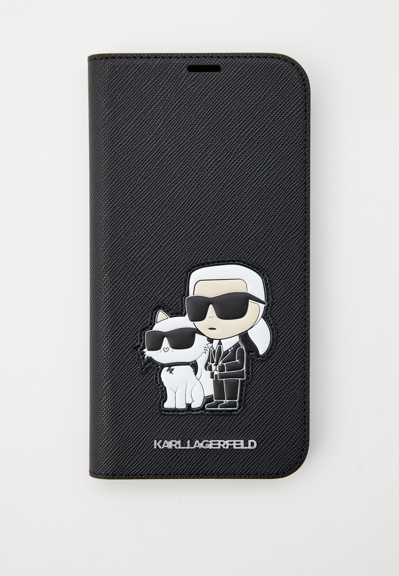 Чехол для iPhone Karl Lagerfeld 14 Pro Max, книжка из экокожи, цвет ...