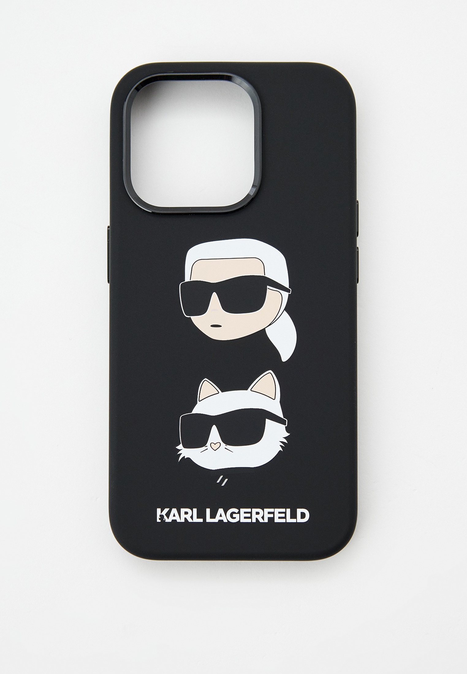 Чехол для iPhone Karl Lagerfeld 15 Pro, цвет: черный, MP002XW14P1H ...
