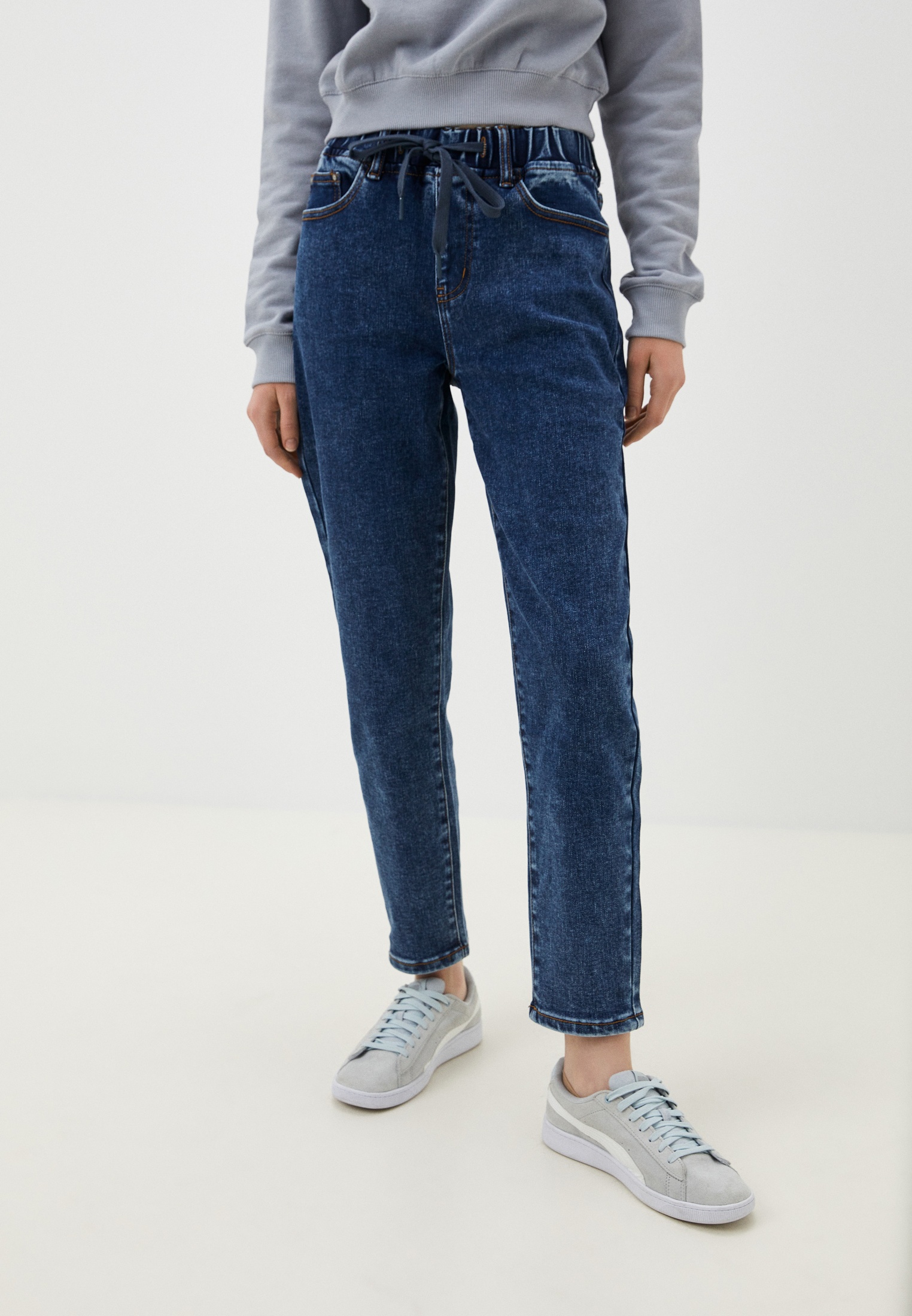 Джинсы Feliamo Mom fit, цвет: синий, MP002XW14QFN — купить в интернет ...
