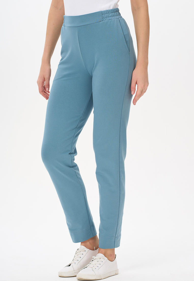 Брюки Лори Lamoda Exclusive, цвет: голубой, MP002XW14UZM — купить в ...