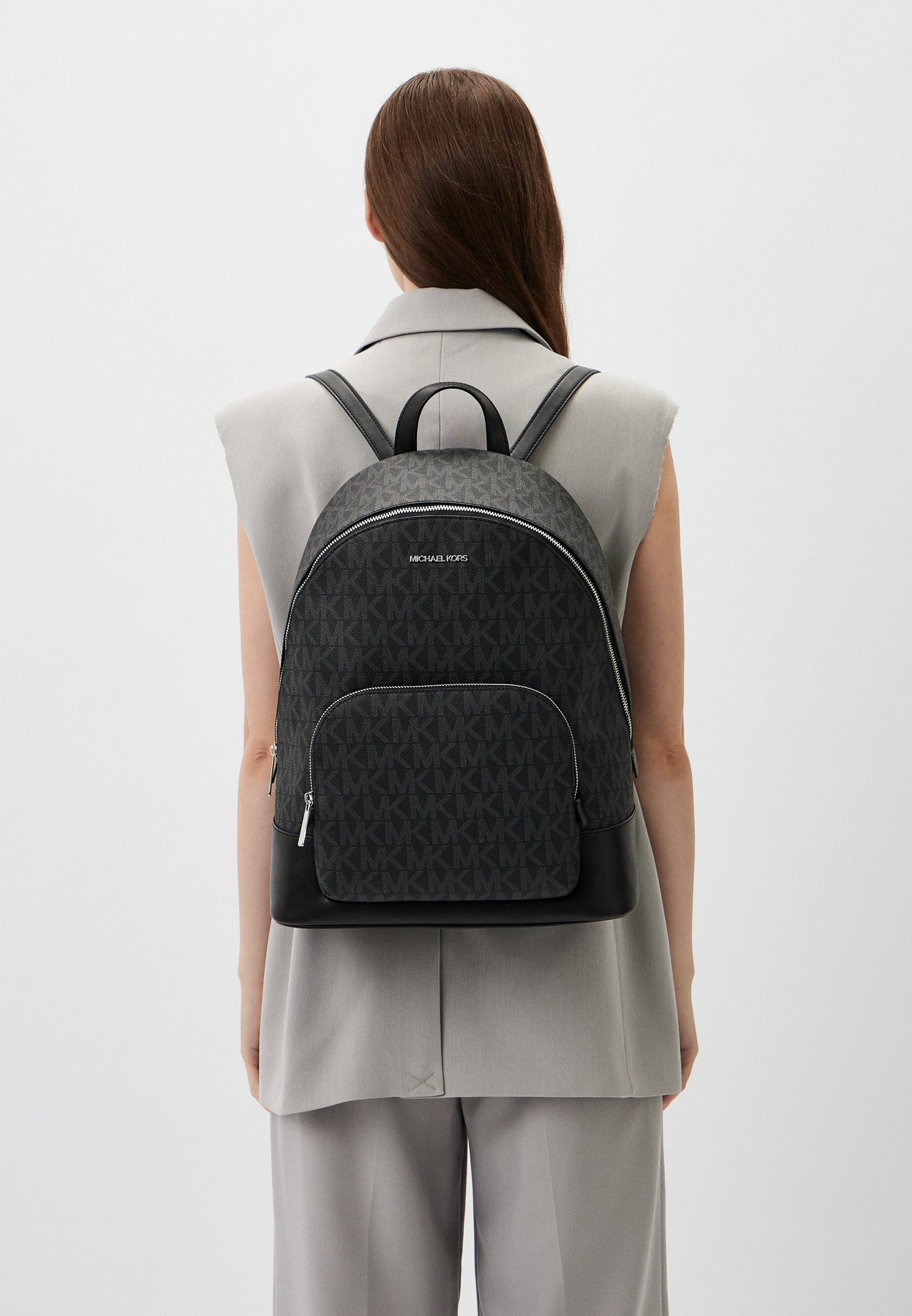 Michael kors abbey large backpack black best sale