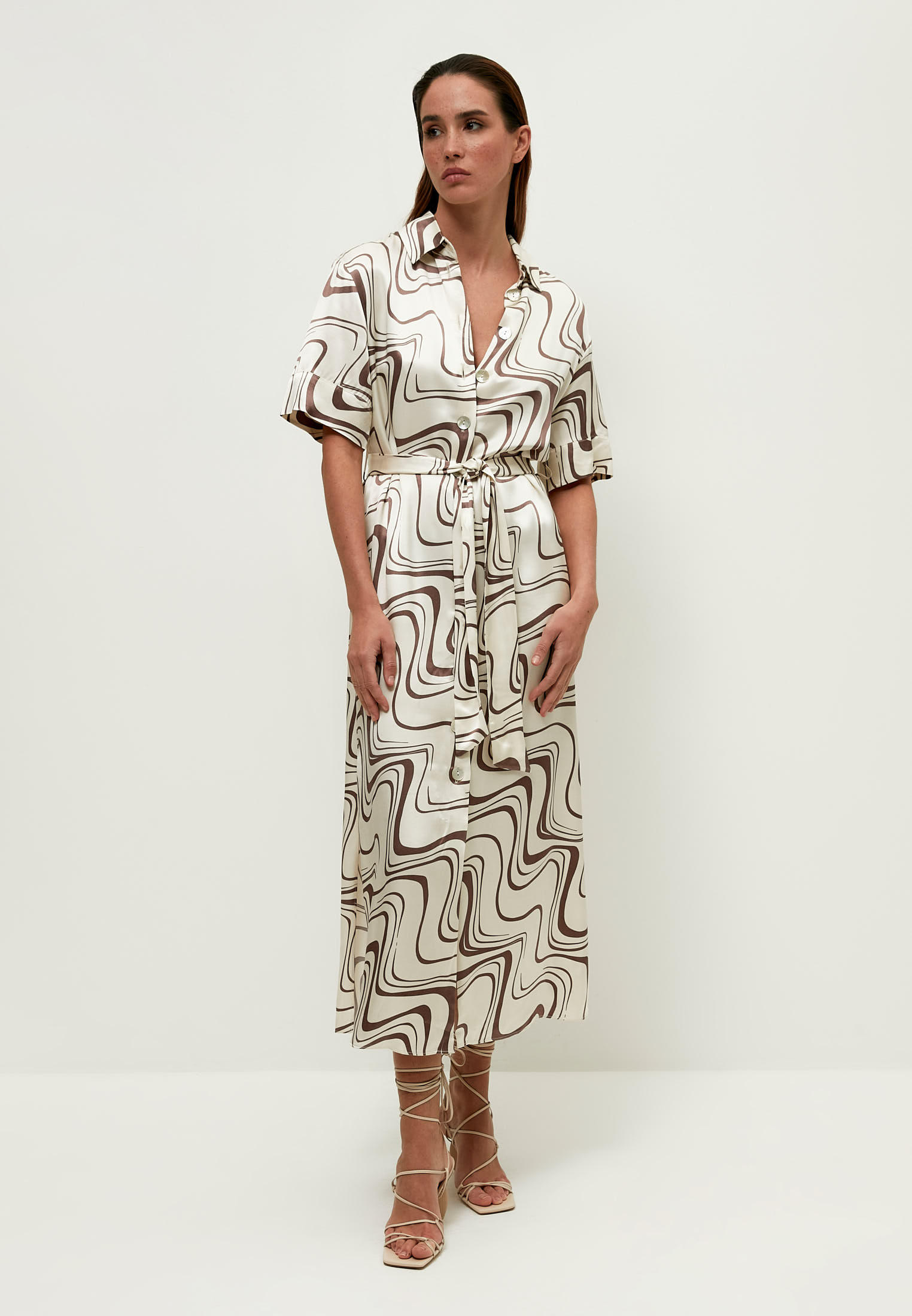 Платье Zarina Limited collection Namibia, цвет: бежевый, MP002XW15OR5 ...