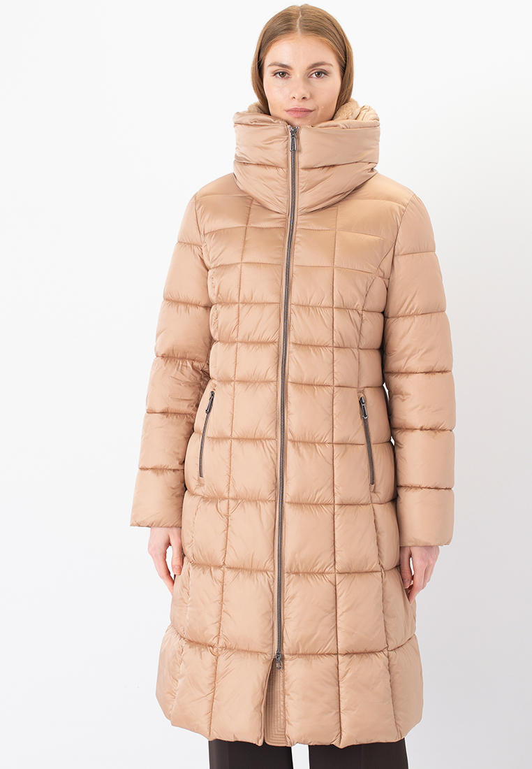 Пуховик Gerry Weber, цвет: бежевый, MP002XW161ZN — купить в интернет ...