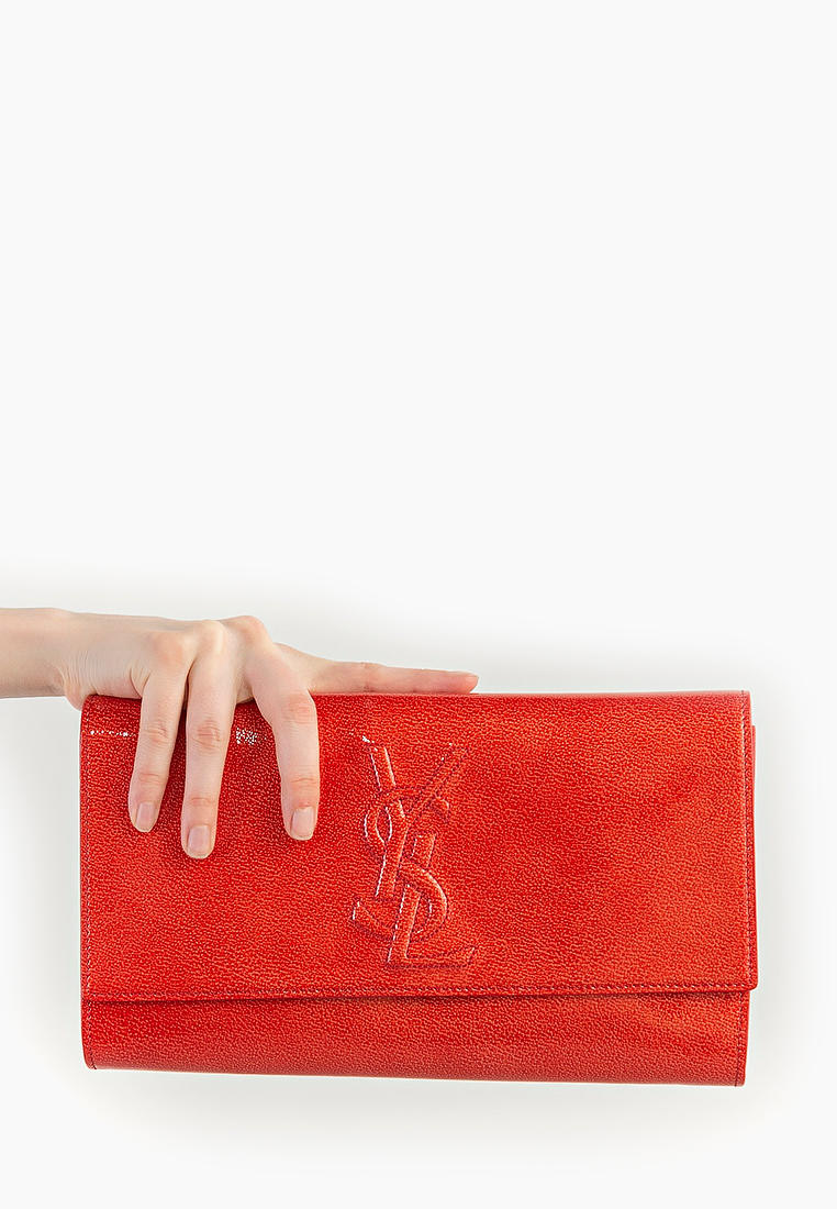 Клатч Yves Saint Laurent Resale, цвет оранжевый, MP002XW162IG — купить