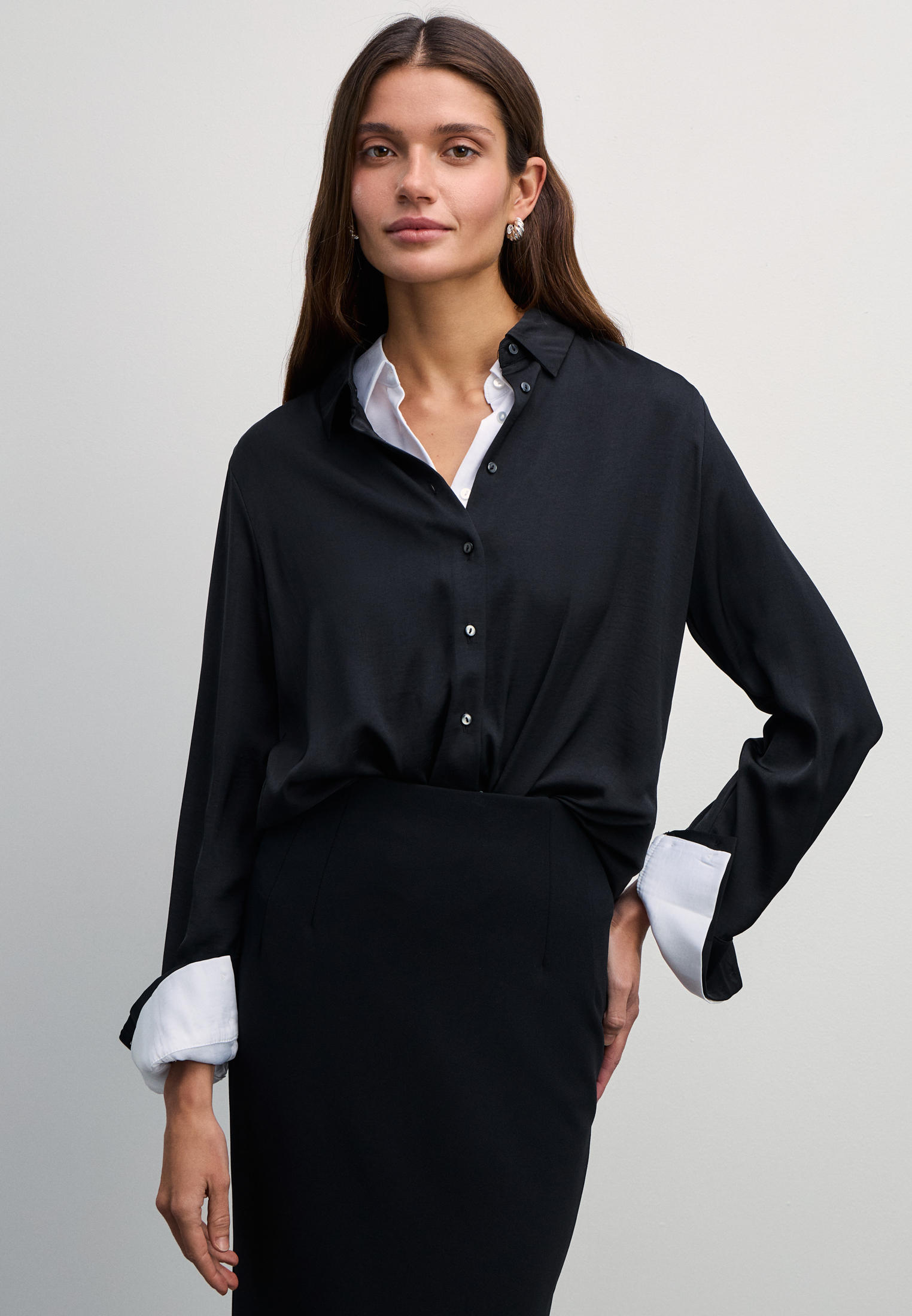 Блуза Zarina Exclusive online, цвет: черный, MP002XW16751 — купить в ...