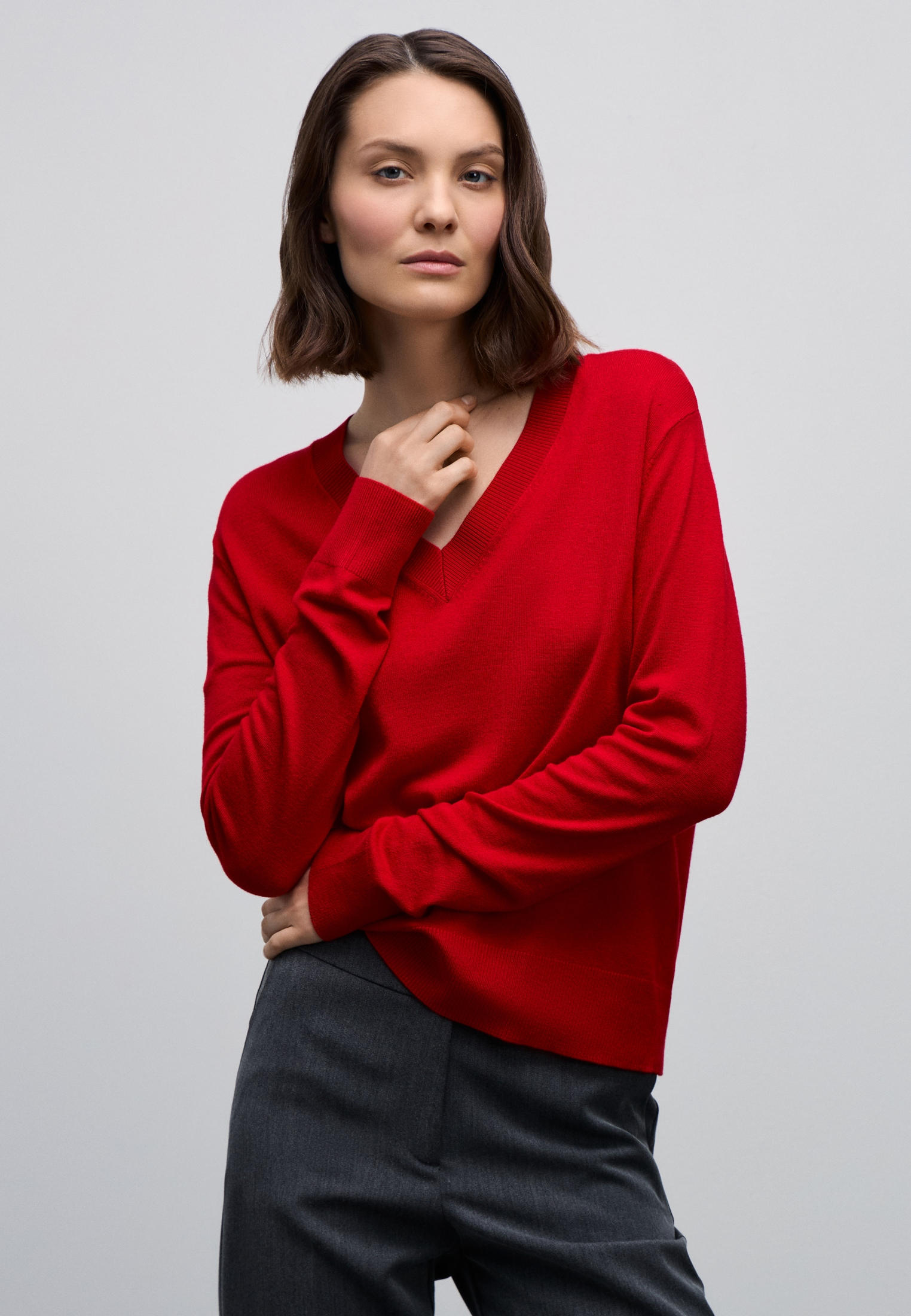 Пуловер Zarina Exclusive online, цвет: красный, MP002XW1675R — купить в ...