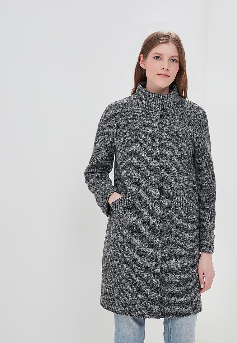 Пальто La Reine Blanche, цвет: серый, MP002XW168NY — купить в интернет ...