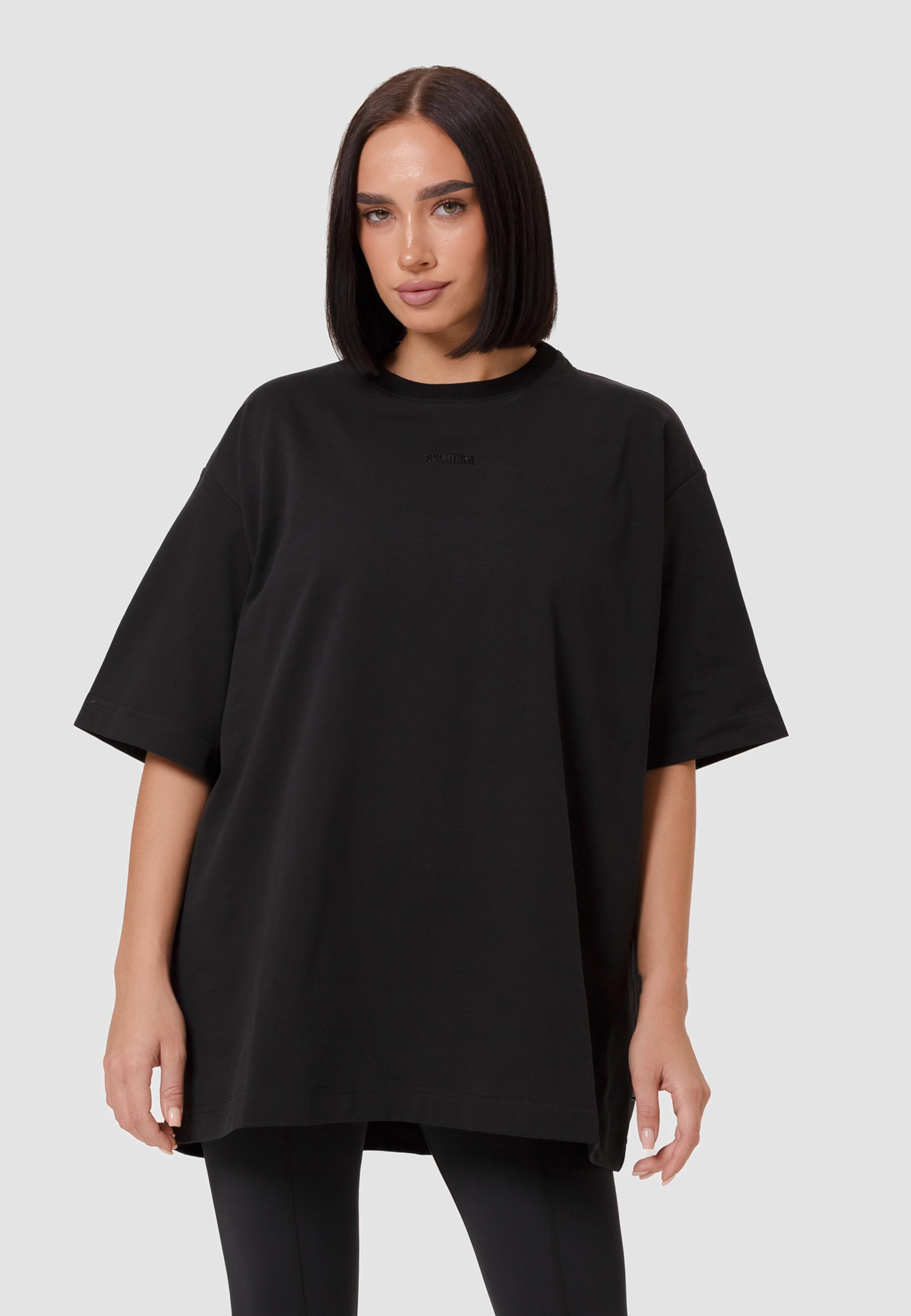 Футболка Святая oversize, цвет: черный, MP002XW16TD5 — купить в ...