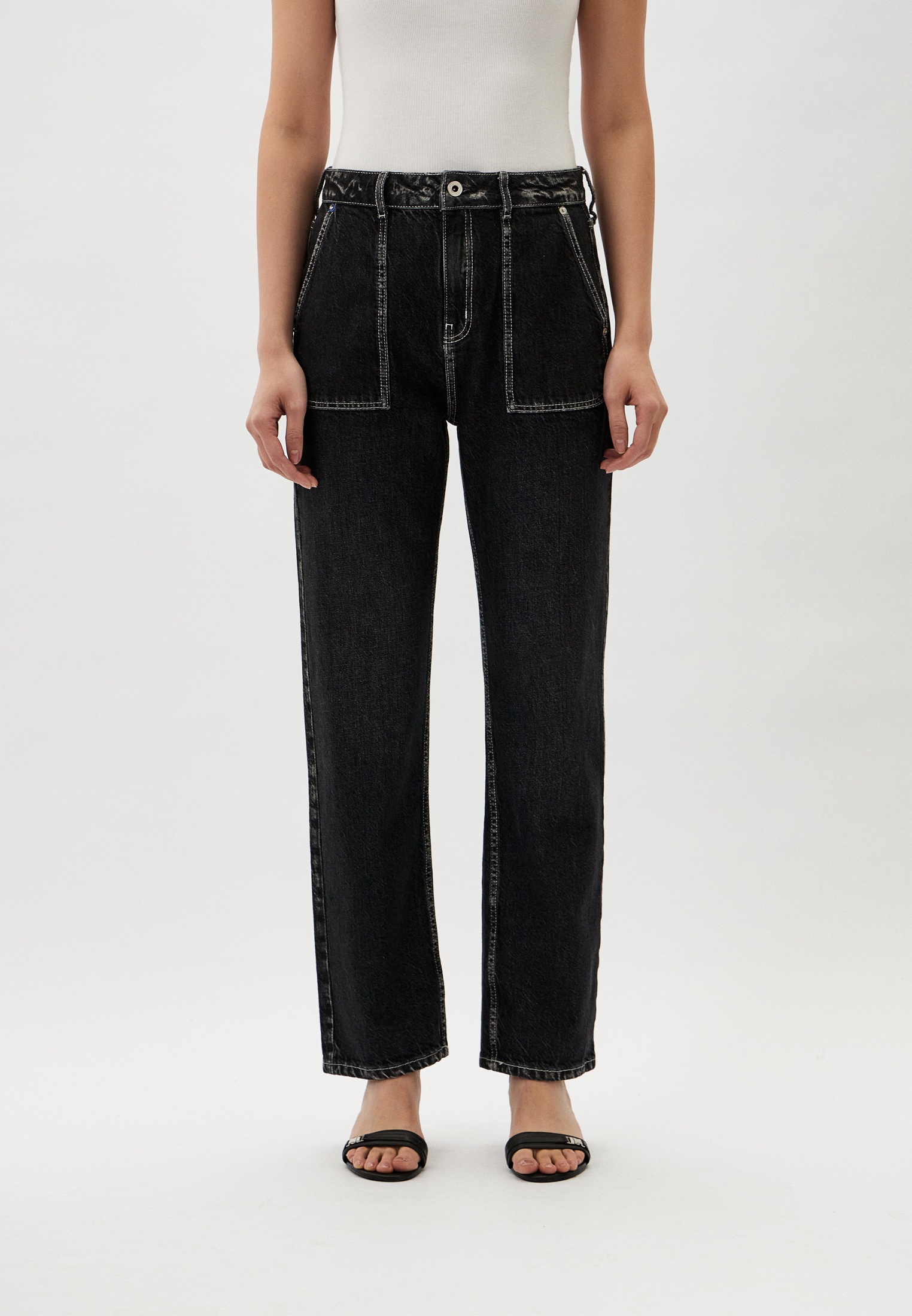 Джинсы Karl Lagerfeld Jeans, цвет: черный, MP002XW16ZEJ — купить в ...